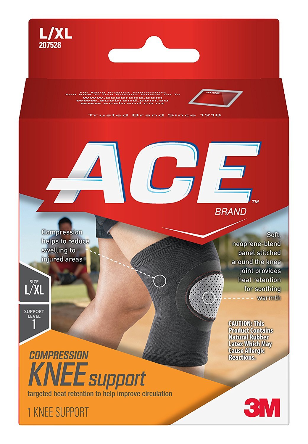 ACECompression Knee Support LG/XL 1 Each