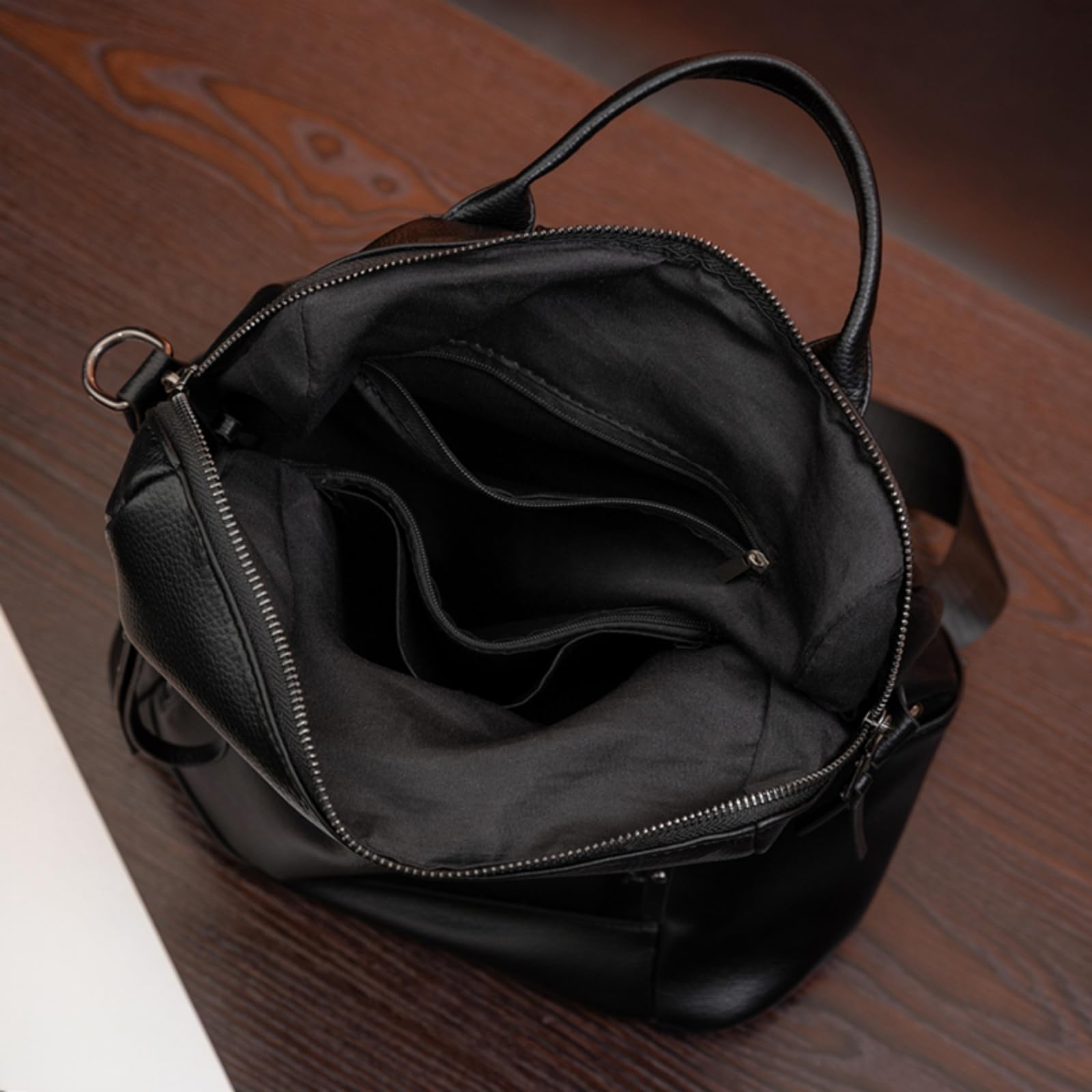Mochila escolar Zaino Morbido per Le Donne, Borsa A Spalla Convertibile di Grande capacità, Daypack Versatile Giornaliero I Pendolari, Lo Shopping E Viaggi