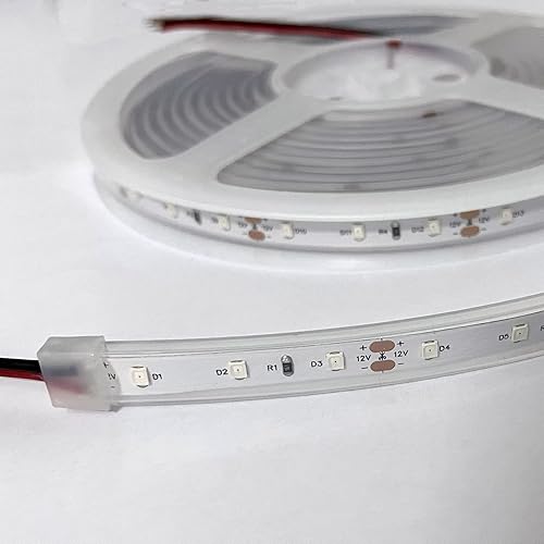 Miniatura 6 de Luz infrarroja cercana 850nm, luz de tira flexible del IR LED de 12V 2835-300LEDs para las lámparas de la terapia de la luz roja del NIR, 16.4FT