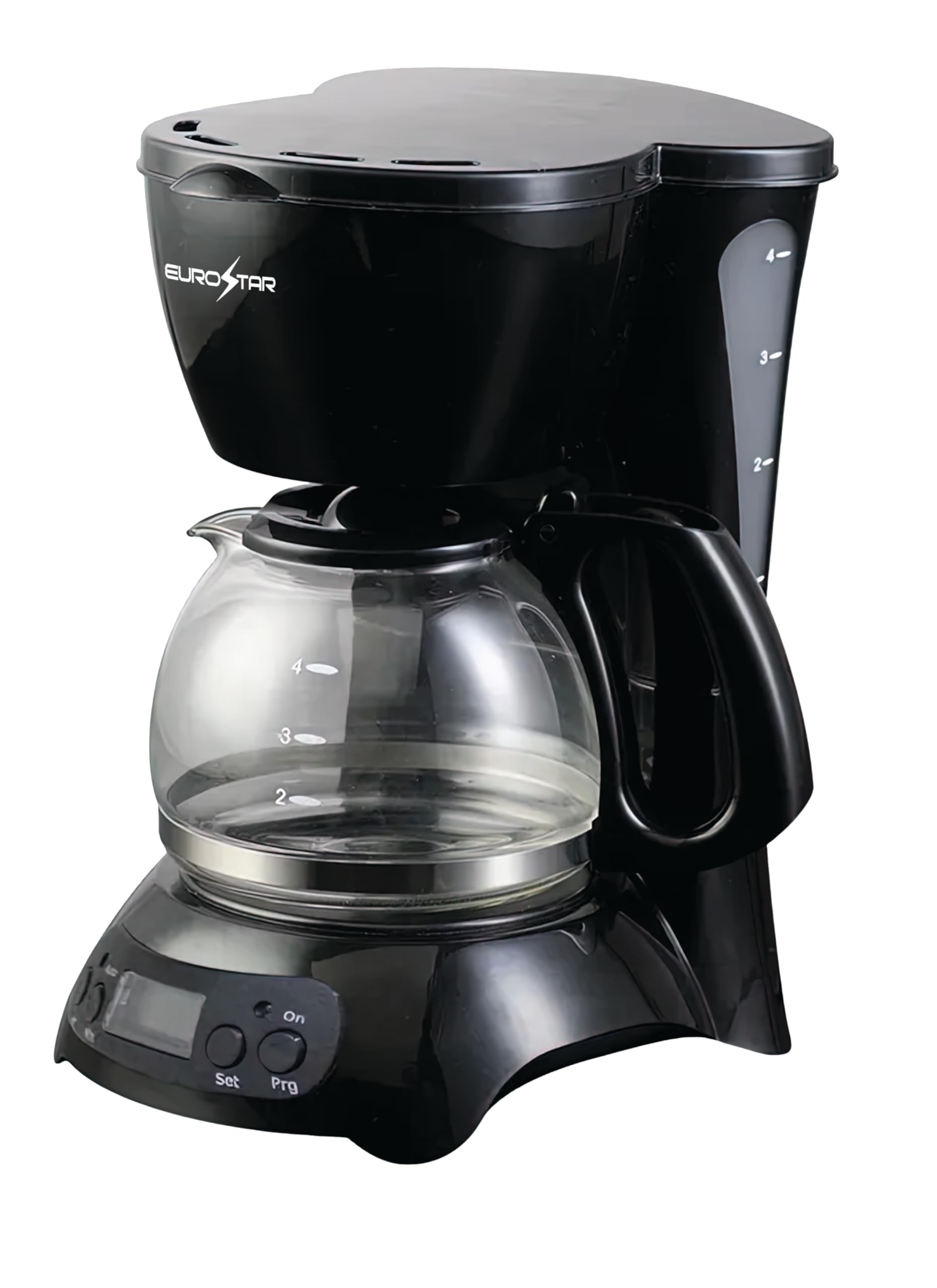 EUROSTAR CM720BT 4-Cup Programmable Coffeemaker, Black