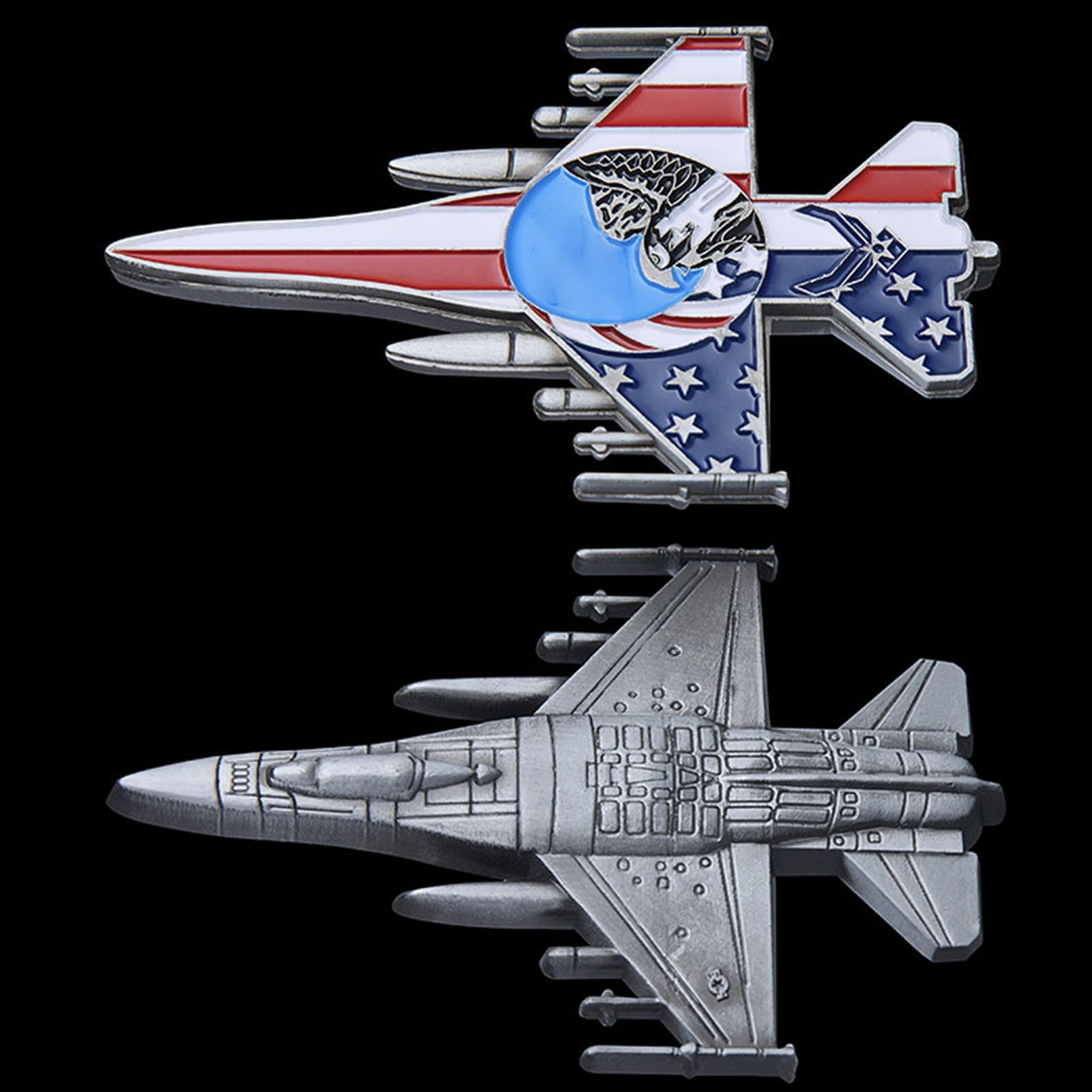 Amazon.co.jp: ホームファイターコインコレクター | 飛行機モデル、デスクトップ装飾、戦闘機モデル、本棚装飾,飛行機モデル戦闘機コイン 記念品学習ゲームルーム寝室用 Katayama : おもちゃ
