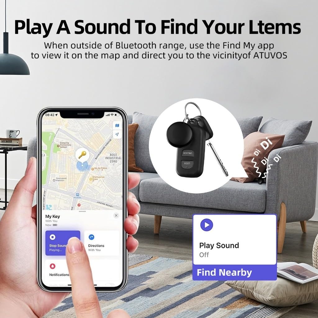 Dimova Localizzatore GPS Portatile Senza Abbonamento Tracciatore Preciso Compatibile per Auto, Valigie e Oggetti di Valore, Senza Abbonamento (Android/Apple)(Android-Paquet de 2)