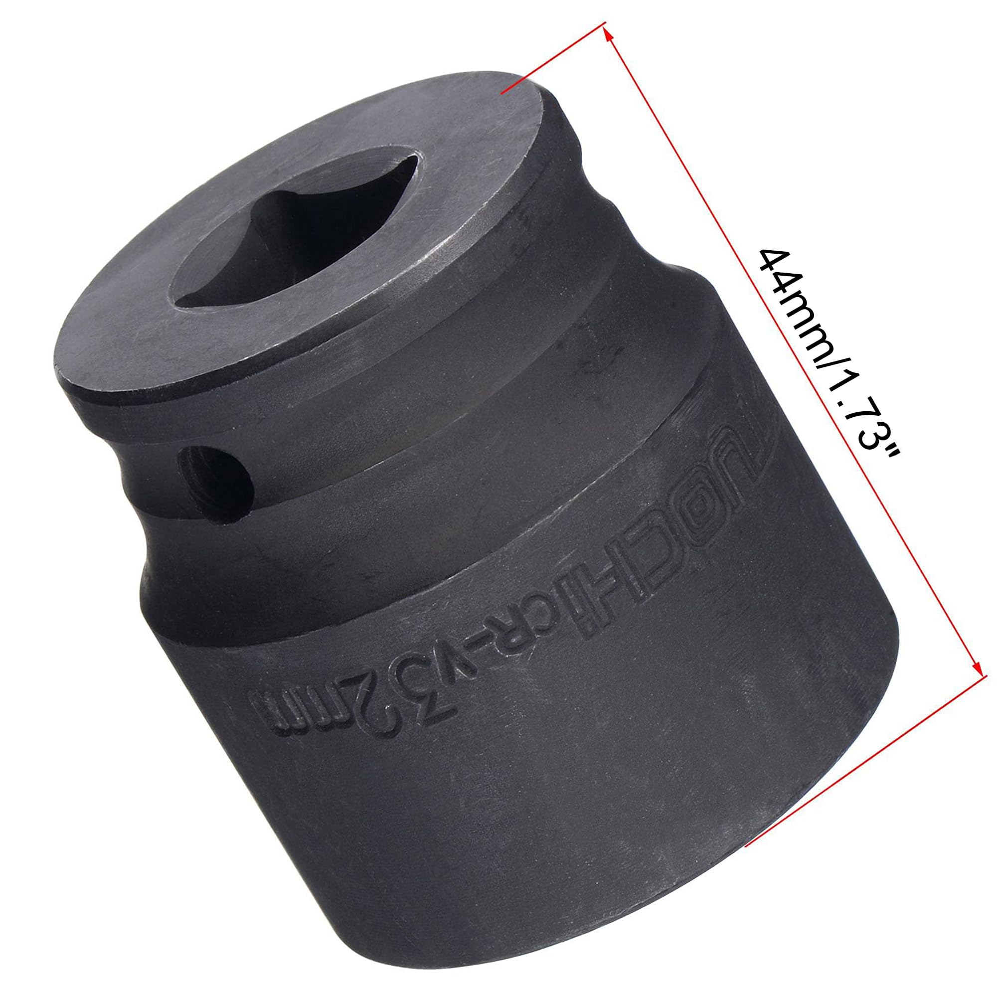 TA-VIGOR 6-Point Impact Socket, 1/2-Inch Drive 32mm Spindle Axle Nut Socket Driver - Image 2