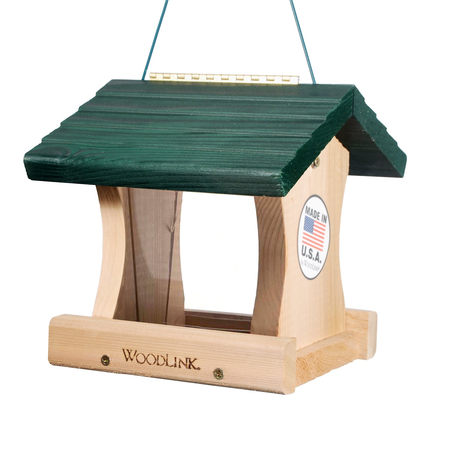 Woodlink GGRF3 Cedar Garden Green Roof Feeder with Suet