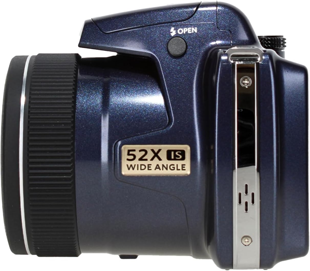 KODAK PIXPRO AZ528 Astro Zoom BSI-CMOS Bridge Vlogging Digital Camera 16MP 52X 1080p Wi-Fi (Midnight Blue) Bundle with 32GB Memory Card + Vlogger Tripod + Bag + Cleaning Kit + More Accessories