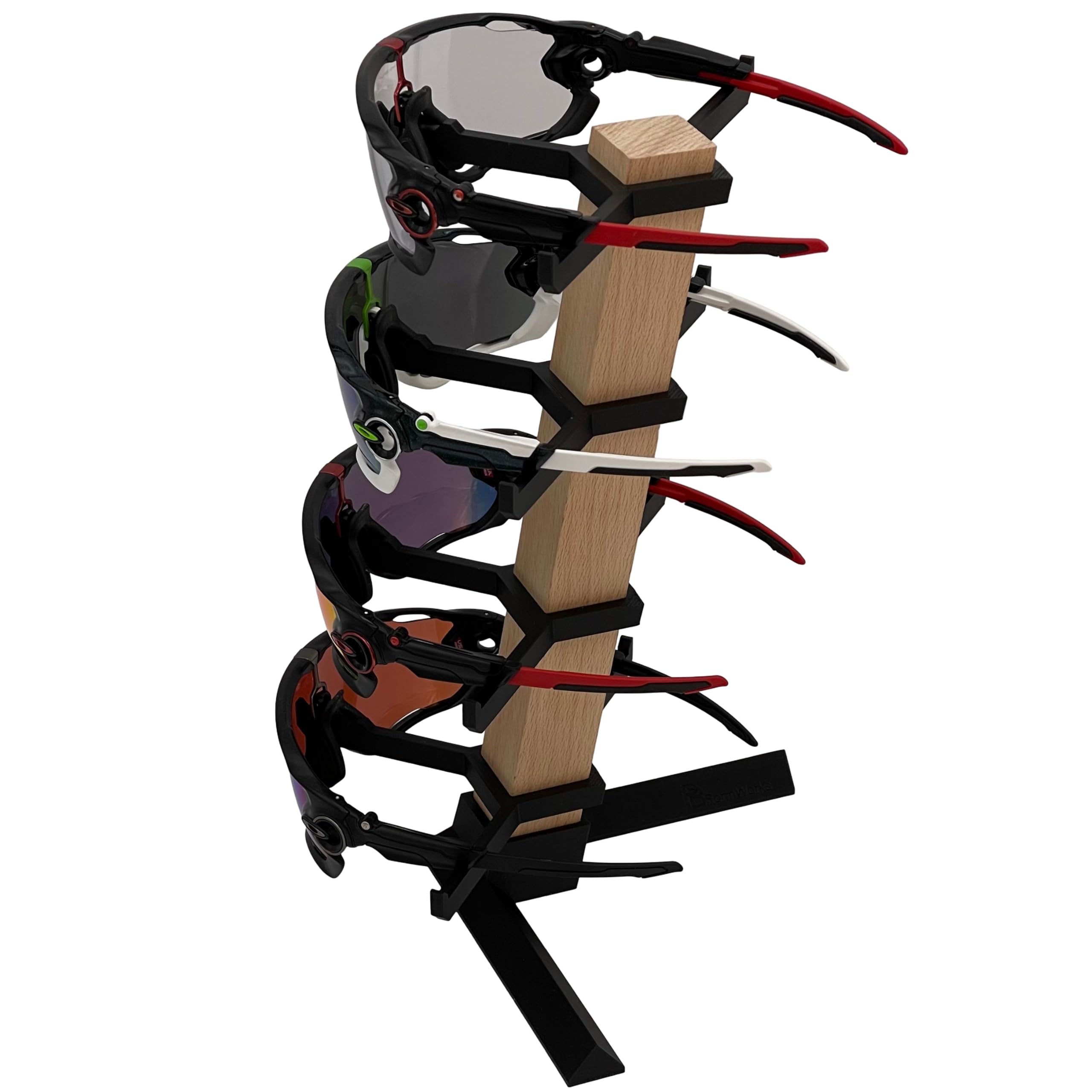 Brillenständer für 4 Brillen Buchenholz Design Brillenhalter modern
