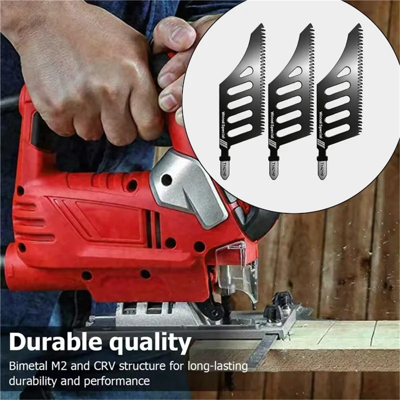 20 Lames De Scie Sauteuse Robustes À Emmanchement En T For La Coupe Du Bois Et De L'aluminium. Dents Larges For Une Précision Optimale Dans Les Espaces Restreints. Outils De Coupe Remplaçables.(20PCS)