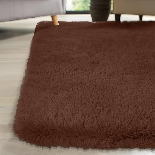 Miniatura 5 de FVVRAX Alfombras suaves y esponjosas para dormitorio, de 4 x 6 pies, modernas, para interiores, cuarto de bebé, para sala de estar, dormitorio,