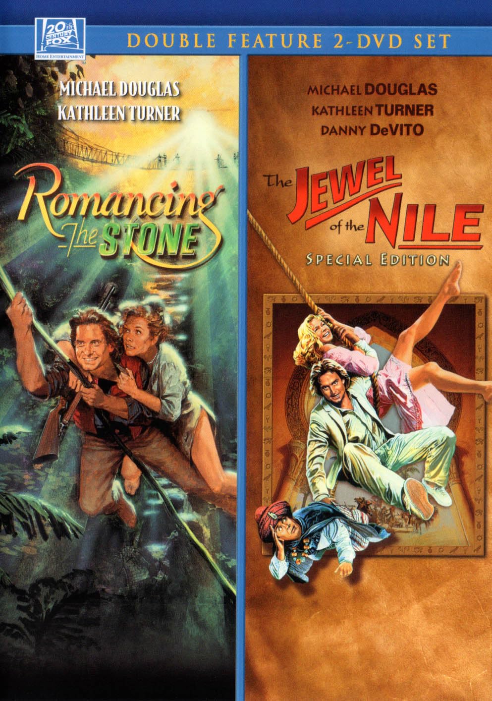 Romancing The Stone + The Jewel Of The Nile - 2 DVD Disc Set [DVD]