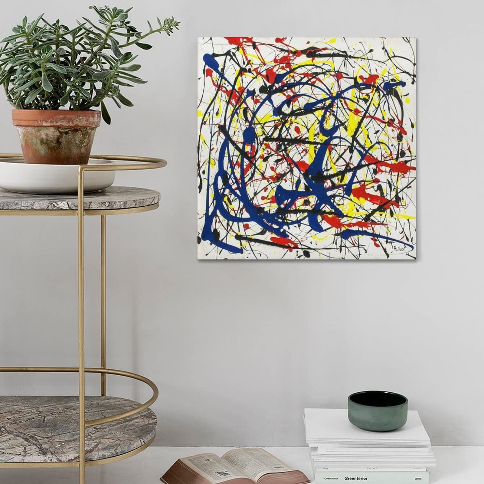 Amazon.co.jp: Jackson Pollockジャクソン・ポロック画家が作るアート