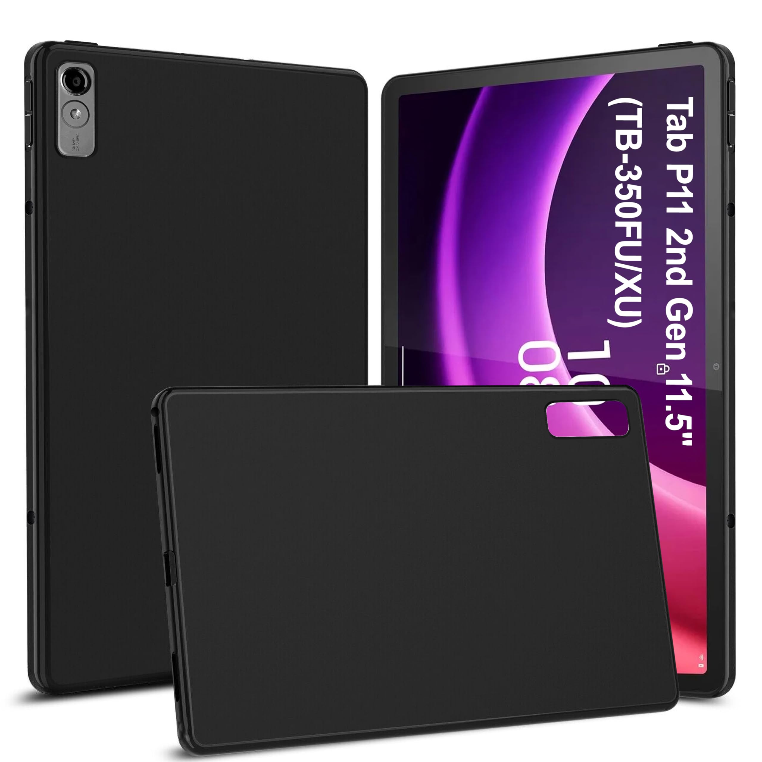 TGK Lenovo Tab P11 2nd Gen 11.5 inch Cover Case, Soft Back Case Cover for Lenovo P11 2nd Generation Tablet 11.5 inch (ZABG0285IN) TB-350FU TB-TB350XU, Black (B0CK2L3PCZ) Amazon Price History, Amazon Price Tracker