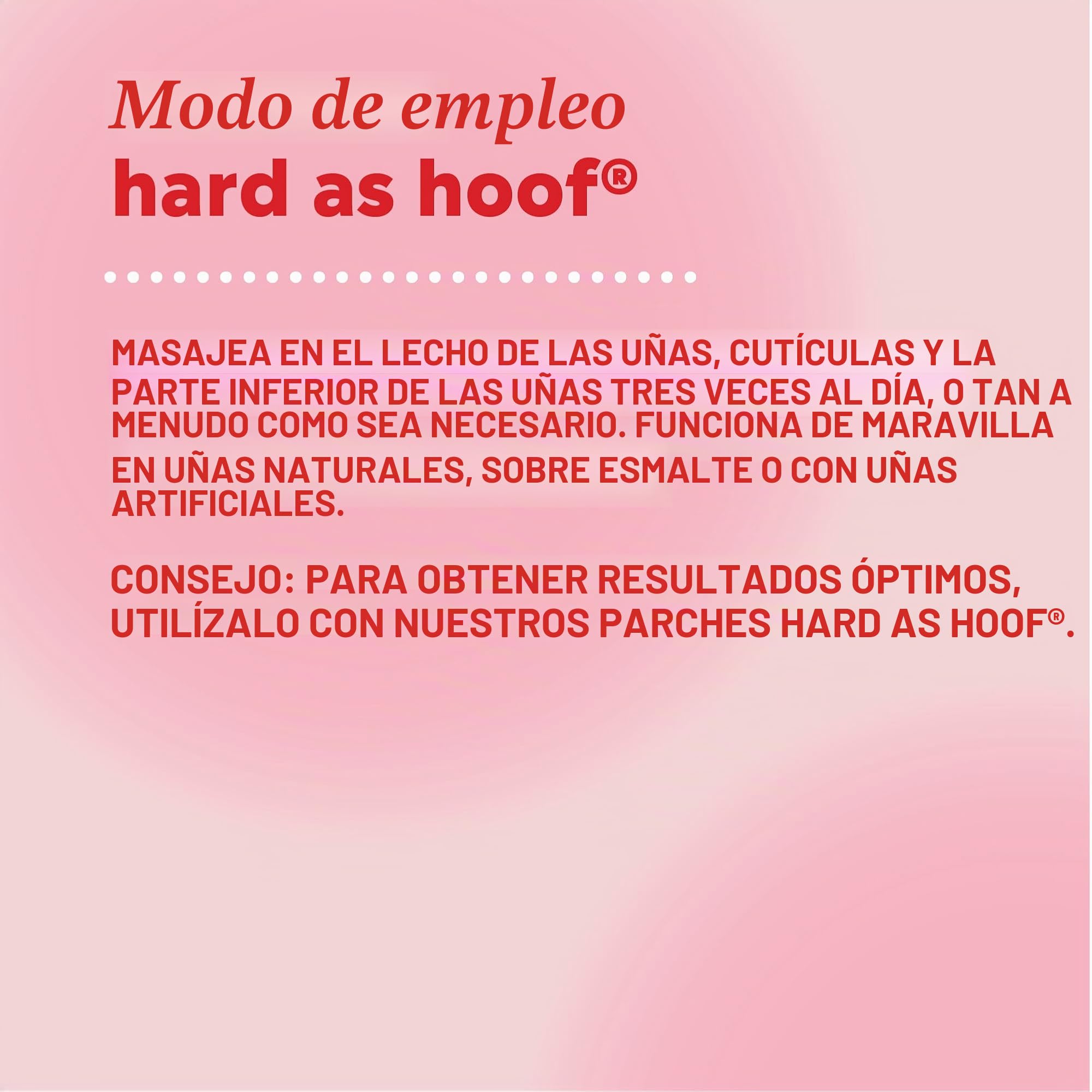Hard As Hoof Crema Fortalecedora de Uñas Con Aroma a Cereza y Almendra - Previene Roturas, Astillas y Grietas, Fortalece y Promueve el Crecimiento - 1 oz por Hoof
