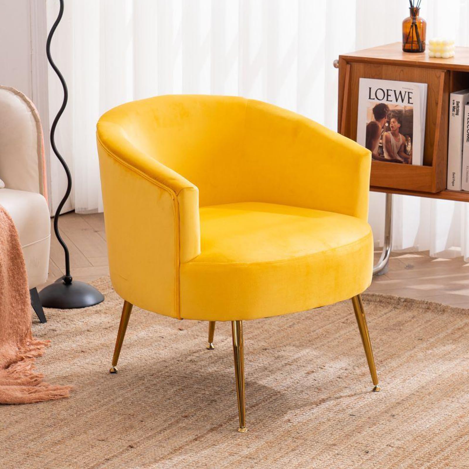 image.title DEKKETO Samt Ohrensessel mit Armlehnen, Bequem Modern Lounge  Cocktailsessel, Relaxsessel mit Metallbeinen für Wohnzimmer, Gelb :  Amazon.de: Küche, image.title DEKKETO Samt Ohrensessel mit Armlehnen, Bequem Modern Lounge  Cocktailsessel, Relaxsessel mit Metallbeinen für Wohnzimmer, Gelb :  Amazon.de: Küche,