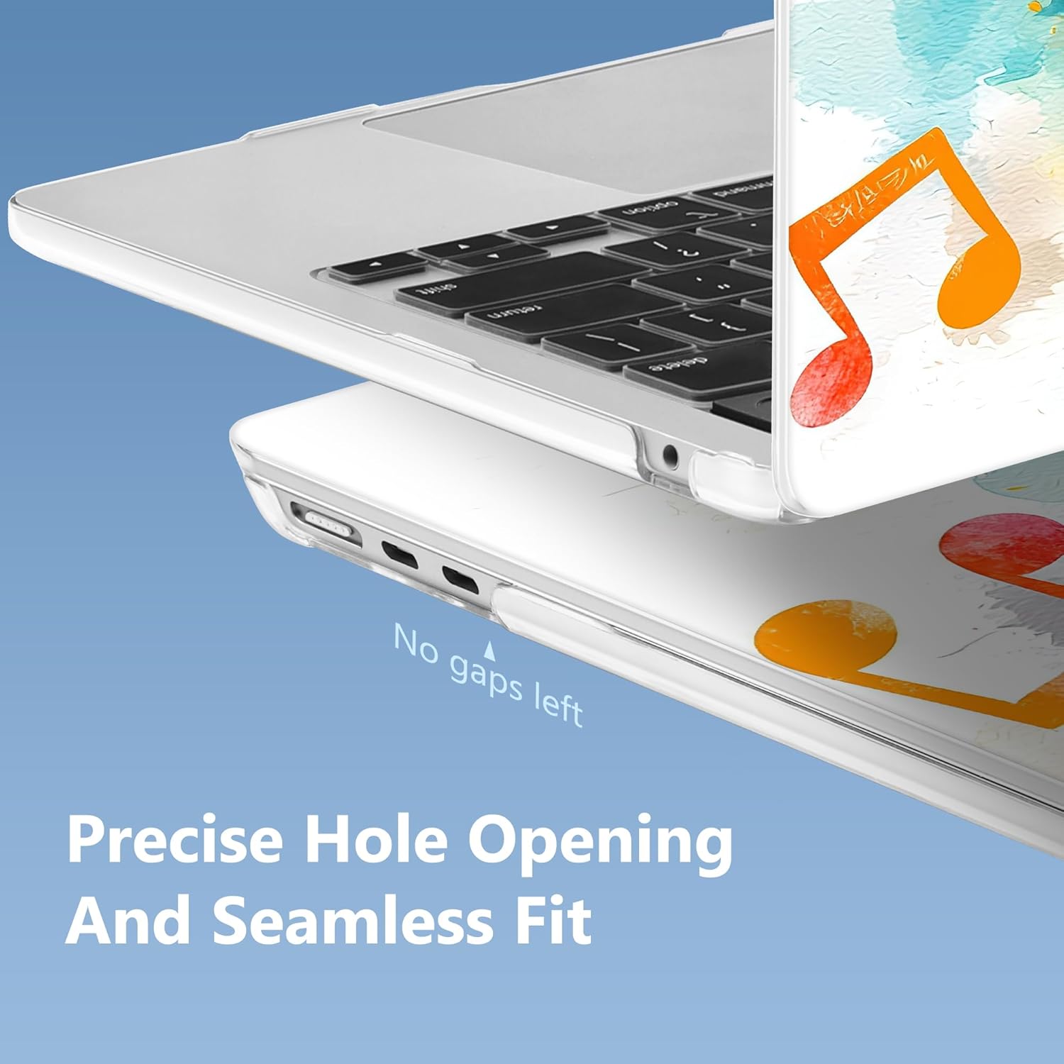 Mektron Compatible with M4 MacBook Air 15 inch Case 2025 A3241 2024 2023 M3 A3114 A2941 M2 Liquid Retina Display Touch ID, Plastic Hard Case & Keyboard Skin & Screen Protector - Cute Giraffe - Image 7