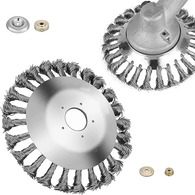 XZEIT Steel Weed Brush 150mm for Brush Cutters - Professional Grade