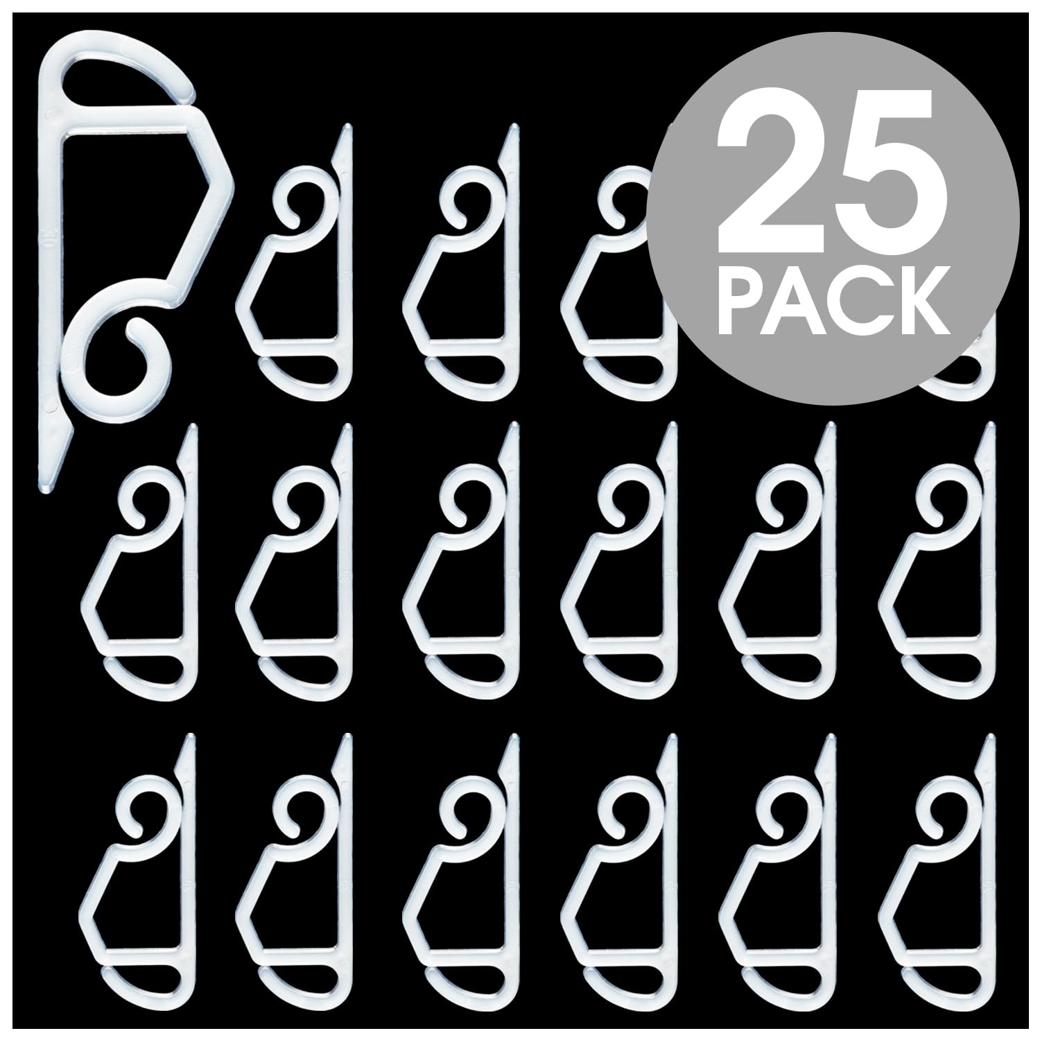 Hang Ups Clear Gutter And Shingle Hooks 25/pack from B&Q