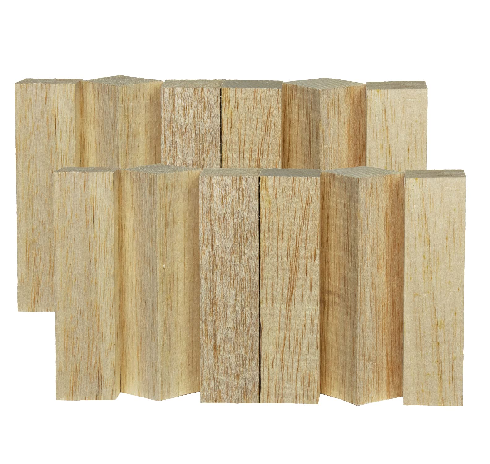 Super Bird Creations SB50019 Balsa Blocks 1x1x4" (12pk) for Bird Toys, Small Animal Chew Blocks, Carving and Crafting