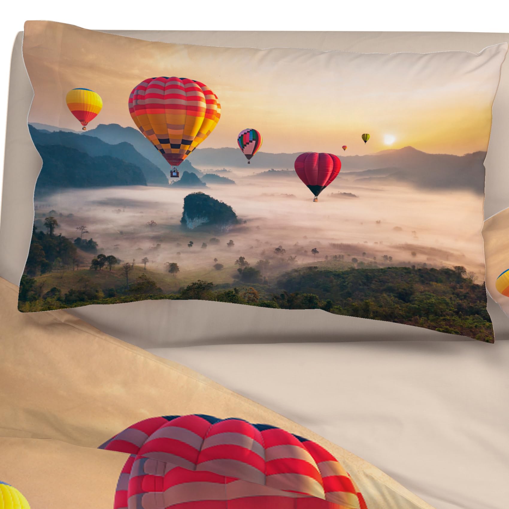 Gabel Multicolour Away Single Bed Sheet Set