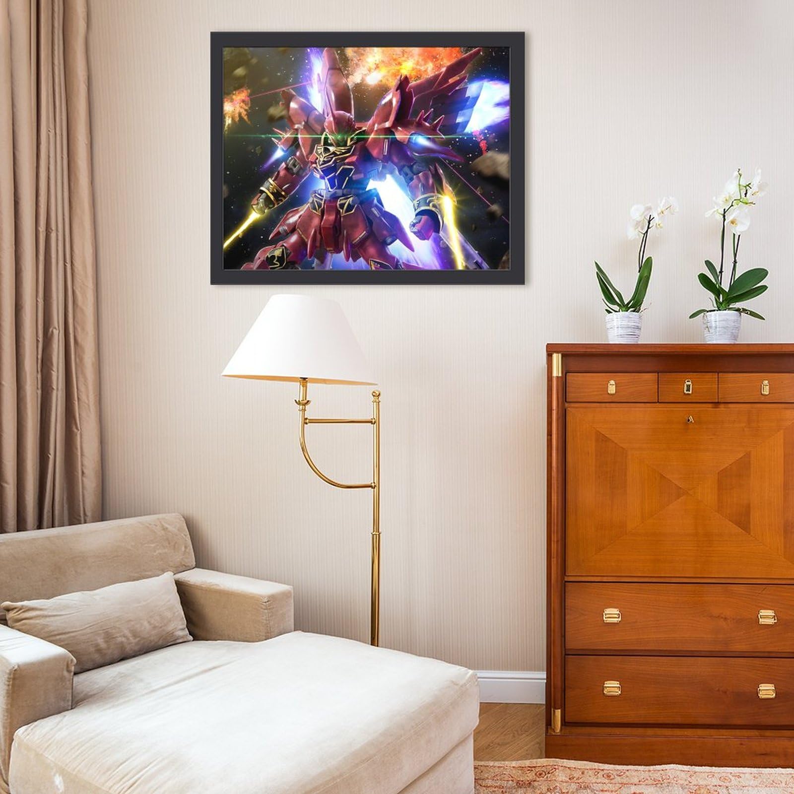 Amazon.co.jp: アートパネル 30×40cm 機動戦士ガンダム ネオ ジオング