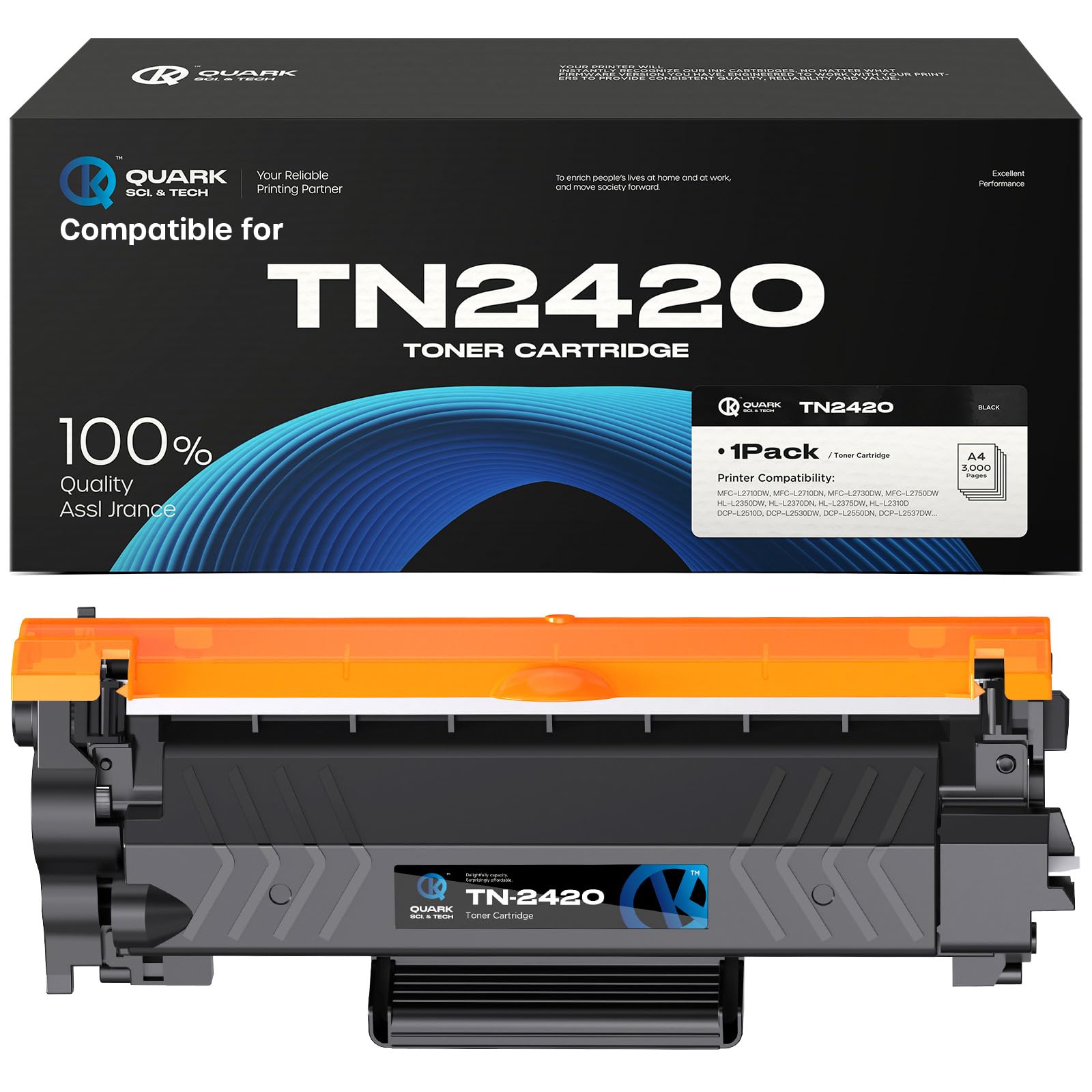 4 TONER KOMPATIBEL Für Brother TN2420 XXL MFC-L2710DW | HL-L2350DW | HL