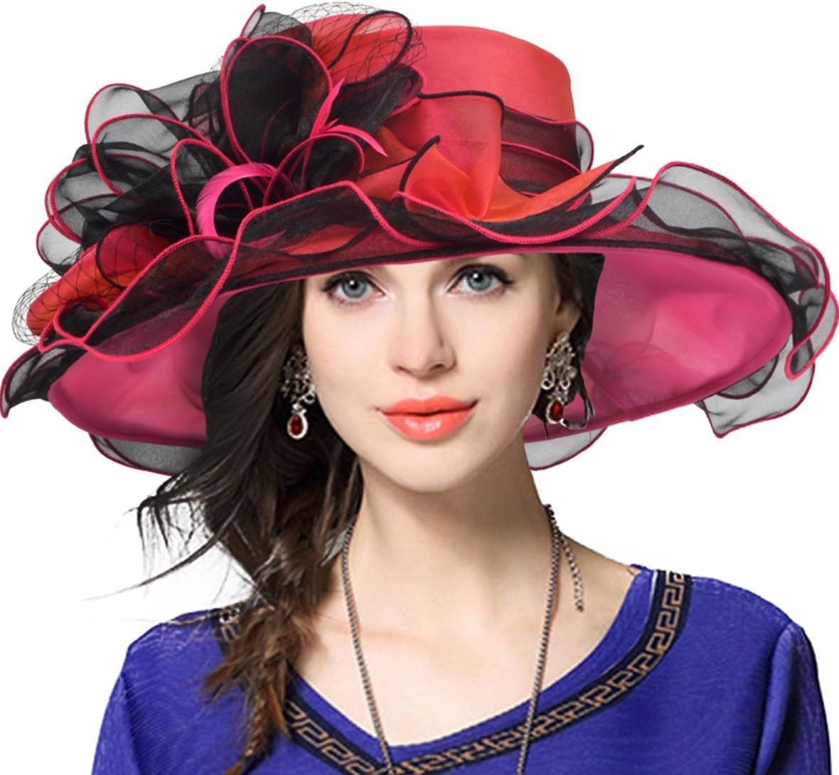 Women's Church Derby Dress Fascinator Bridal Cap British Tea Party Wedding Hat