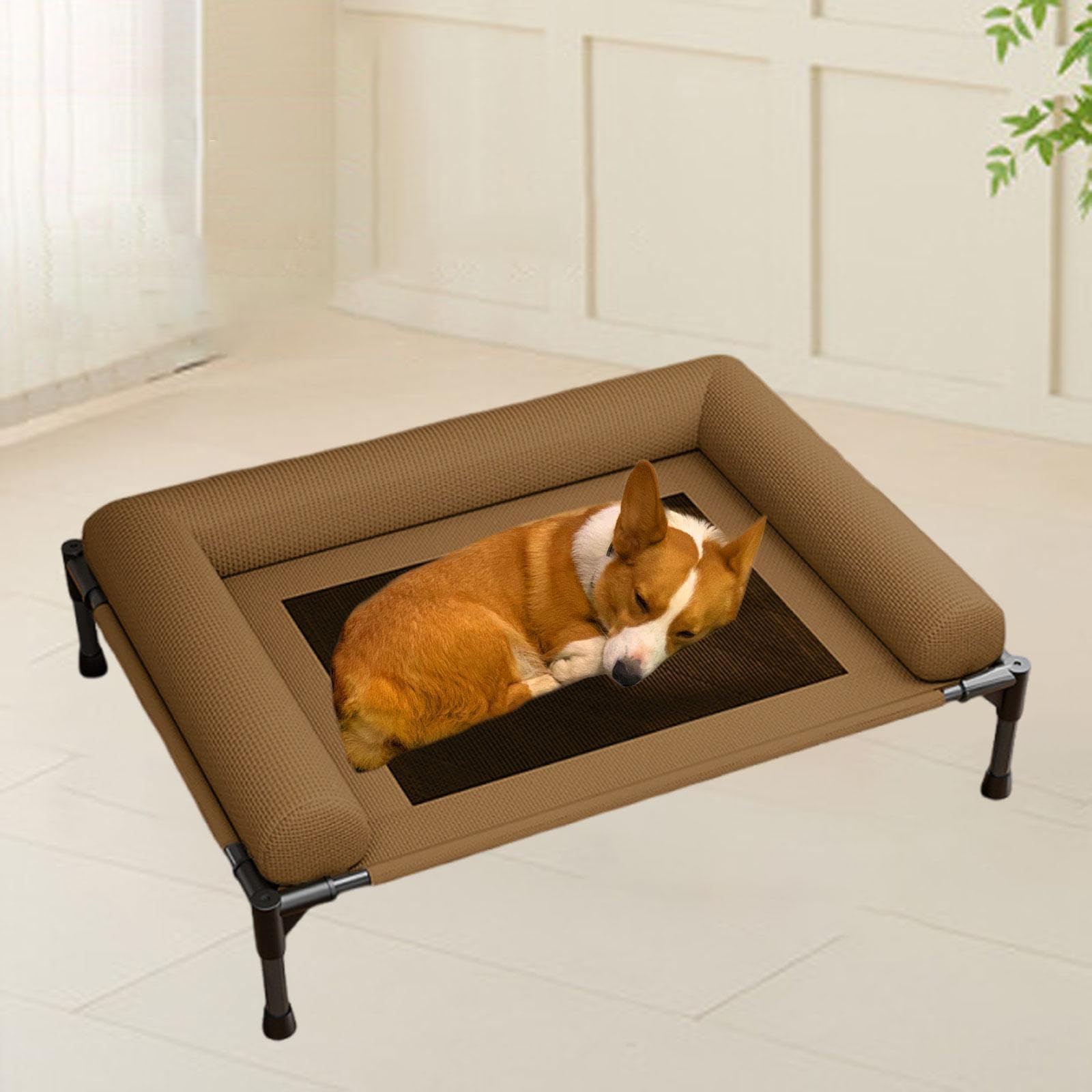 Cama para Perros con barandillas accesorias, Rendimiento, Regalos para Exteriores, Suministros para Mascotas
