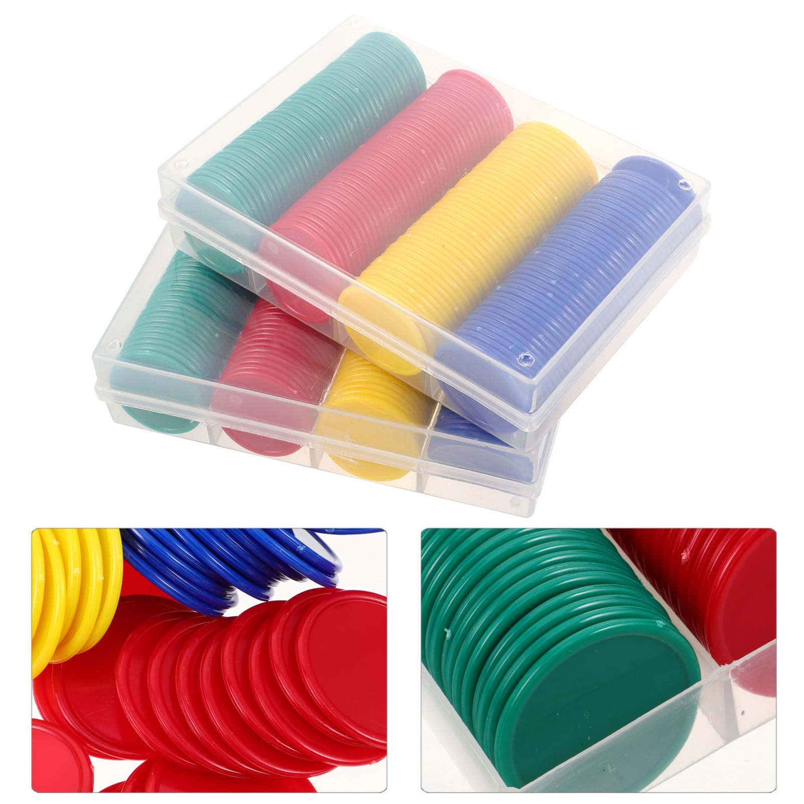 160 Fiches Bingo Colorate in Plastica per Premi Studenti Gettoni Gioco Educativi per Matematica e Incentivi in Classe Dischi Didattici per Apprendimento e Gioco