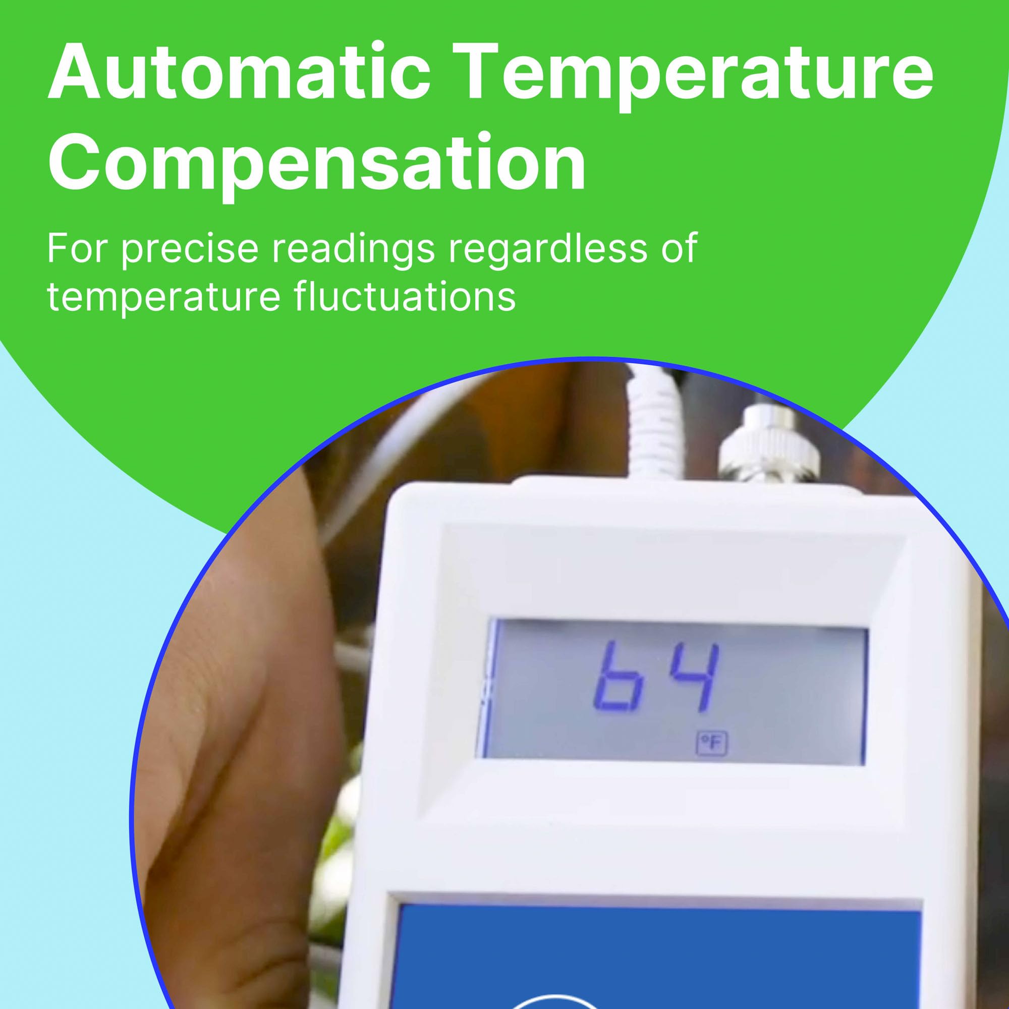 Bluelab METCOMPLUS Combo Meter Plus-Combi mètre pour Le pH, la température et la conductivité-étalonnage Facile, Fonctionne dans la Laine de Roche et Le Sol, Blanc