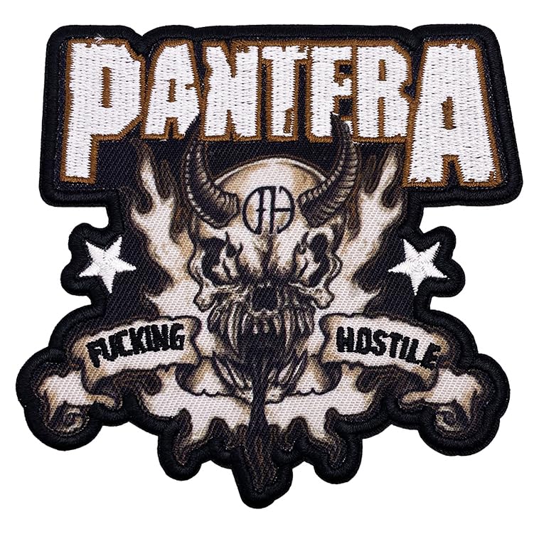 Patch hostile Pantera pour réparer un blouson troué ou customiser un gilet biker