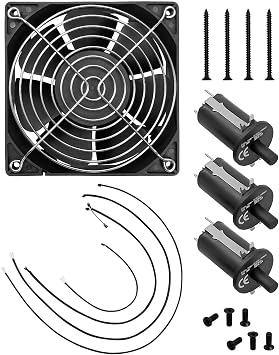 Fan and Lid/Door Switch Fit for Masterbuilt Gravity Series 560 800 1050