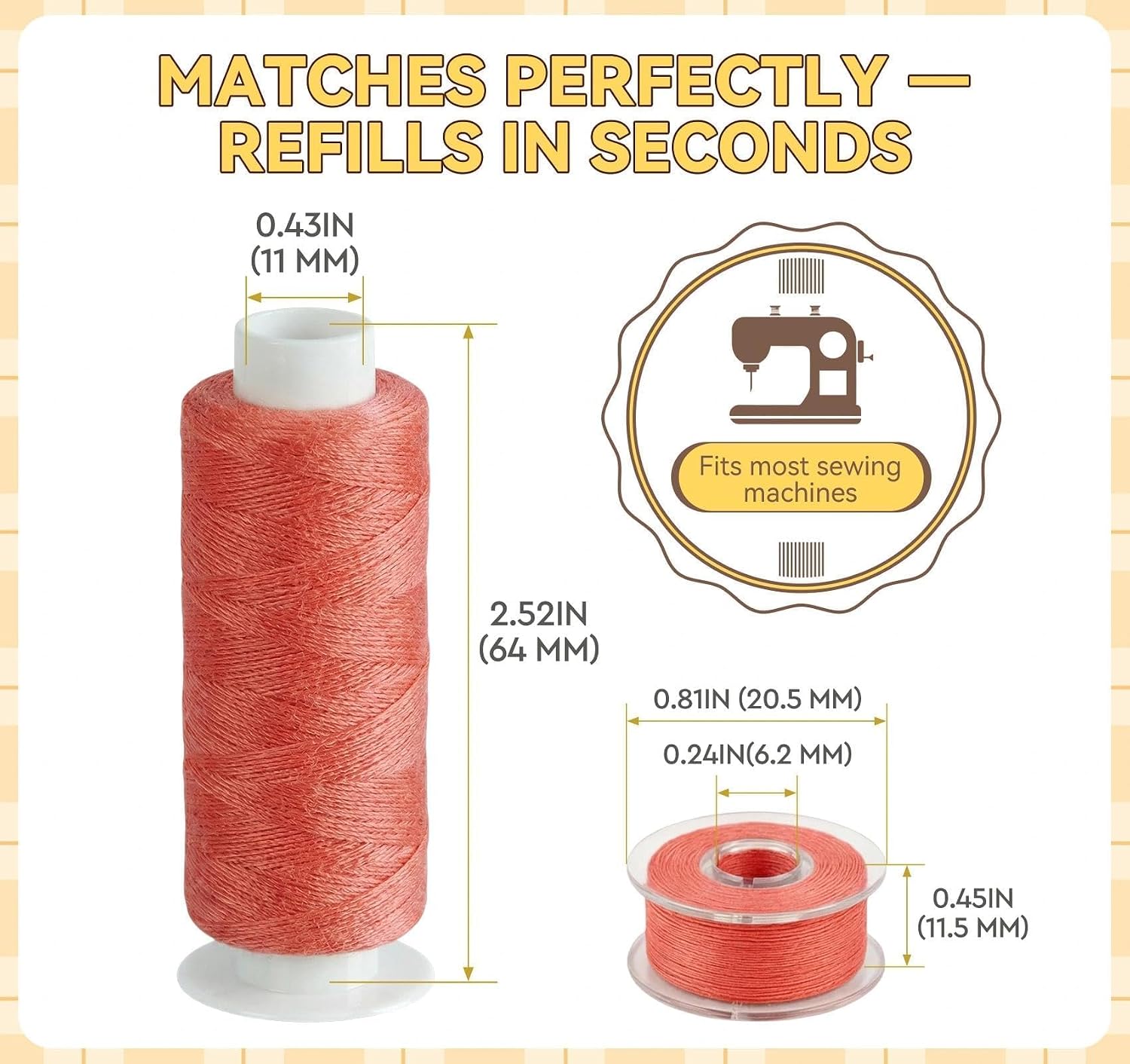 ilauke 95Pcs Professional Sewing Thread Kit, 45 Colors 400 Yards Thread for Sewing Machine & Hand, AAA-Grade Polyester Threads with Prewound Bobbins, Easy to Find the End