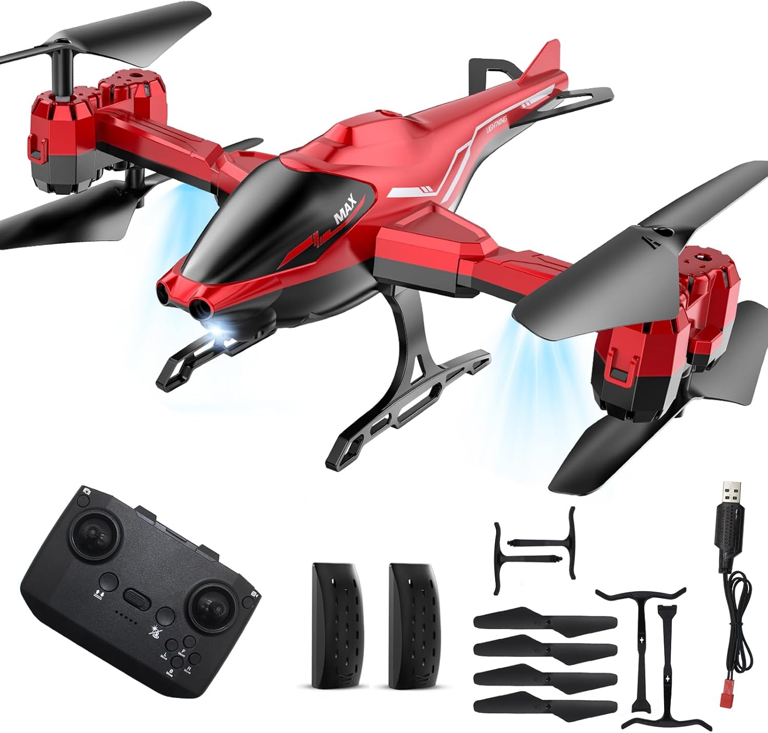 Hitish RC Helicopters 2.4G for Kids Adults, 360° Flip Remote Control Aircraft with