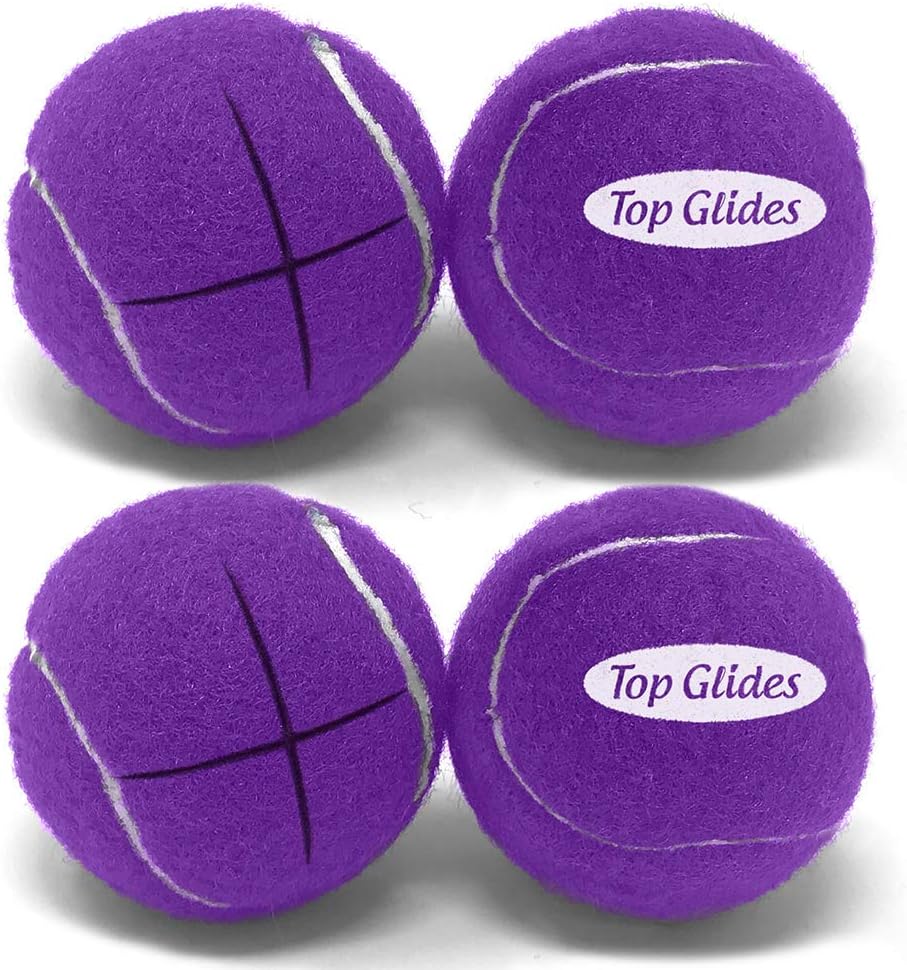 Top Glides Precut Walker Tennis Ball Glides - Black - 2 Pairs : Everything Else