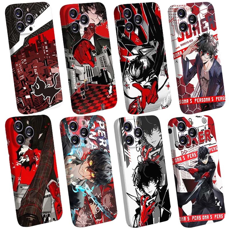 ペルソナ5 雨宮蓮　ジョーカー　サンリオ　手帳型スマホケース ペルソナ5 雨宮蓮ジョーカーサンリオ手帳型スマホケース