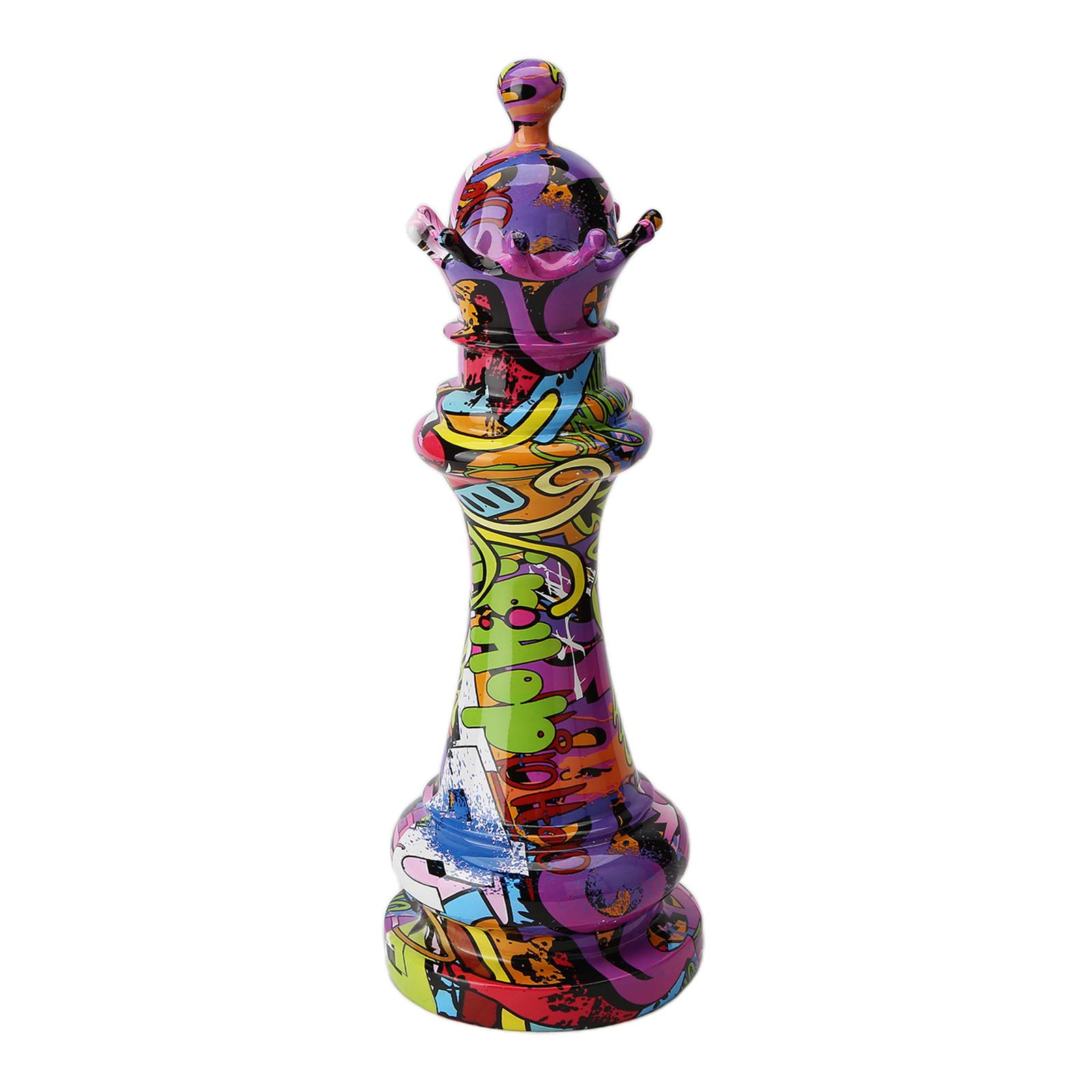 Set di Scacchi in Marmo, Statua da Collezione per Appassionati di Giochi da Tavolo, Decorazione per Soggiorno, 15x15x44CM