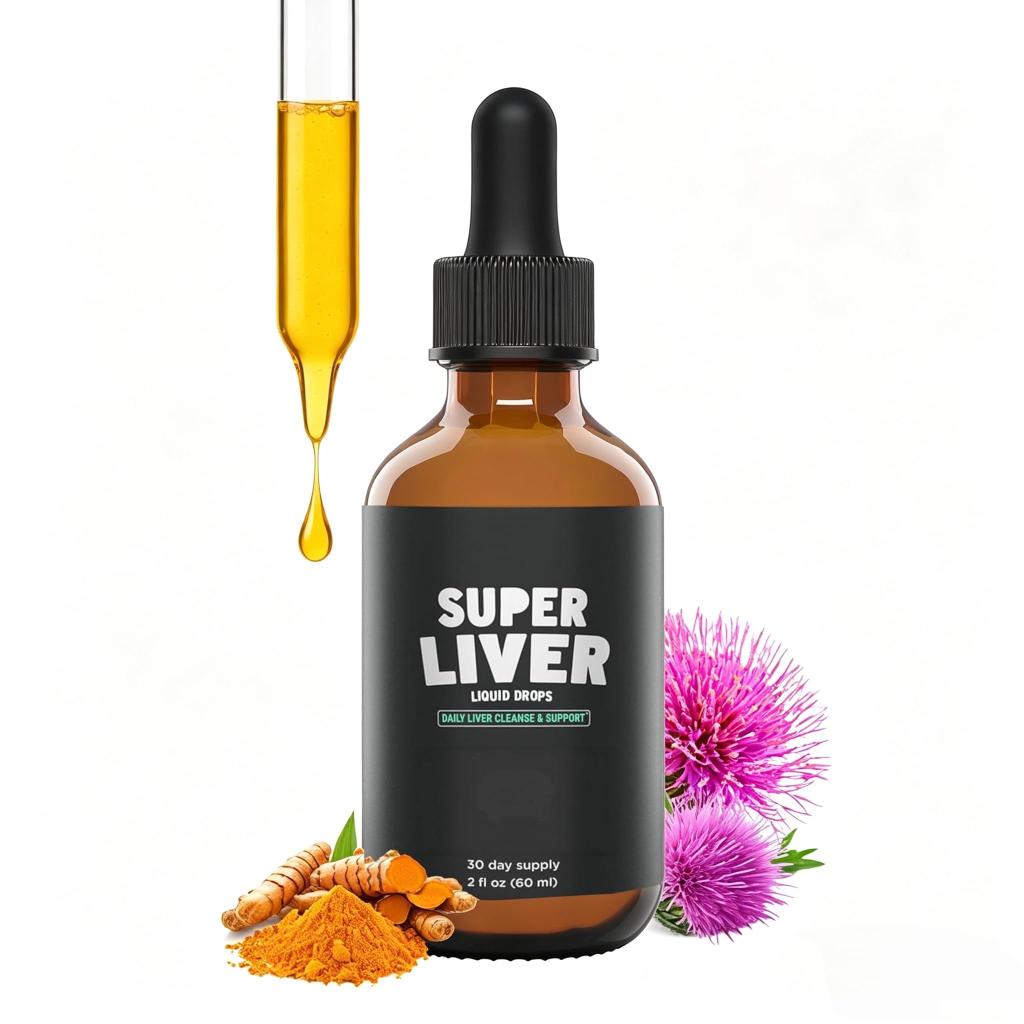Gouttes liquides de soutien du foie, meilleure absorption