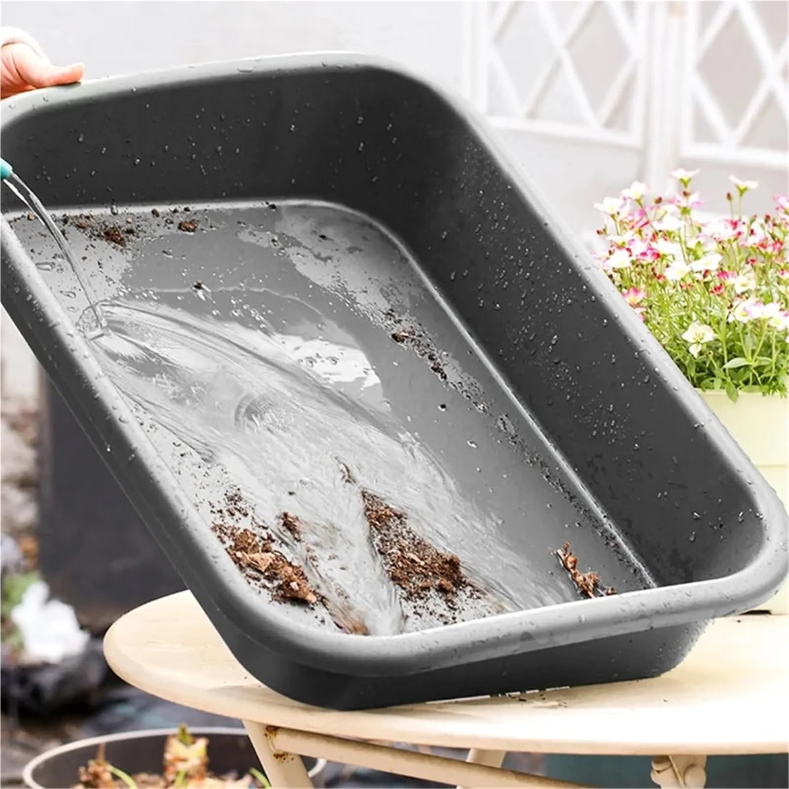 2pcs Garden Tidy Potted Tray para Plantas