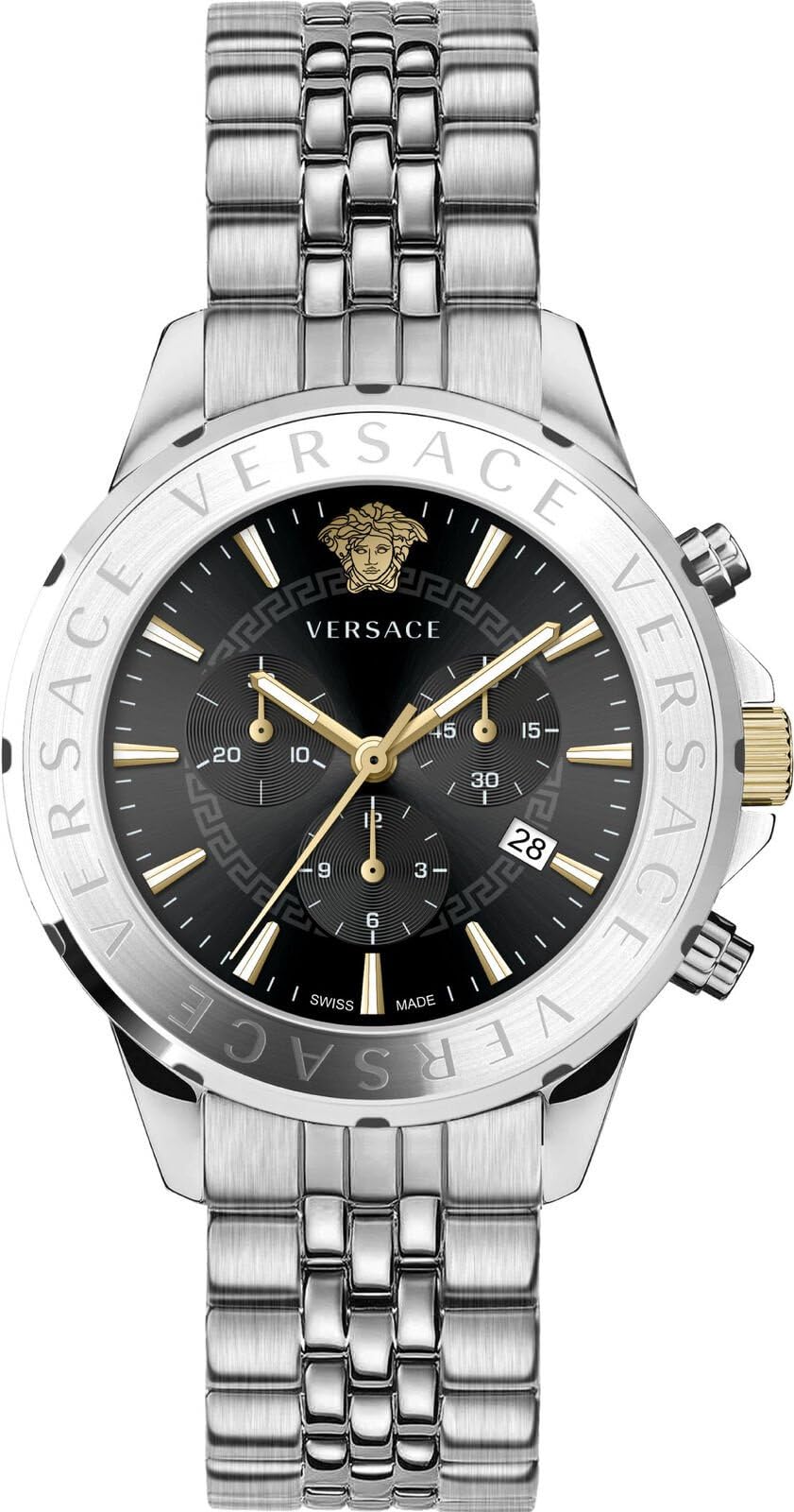 Versace VEV601523 Chrono Signature Heren Horloge 44 mm