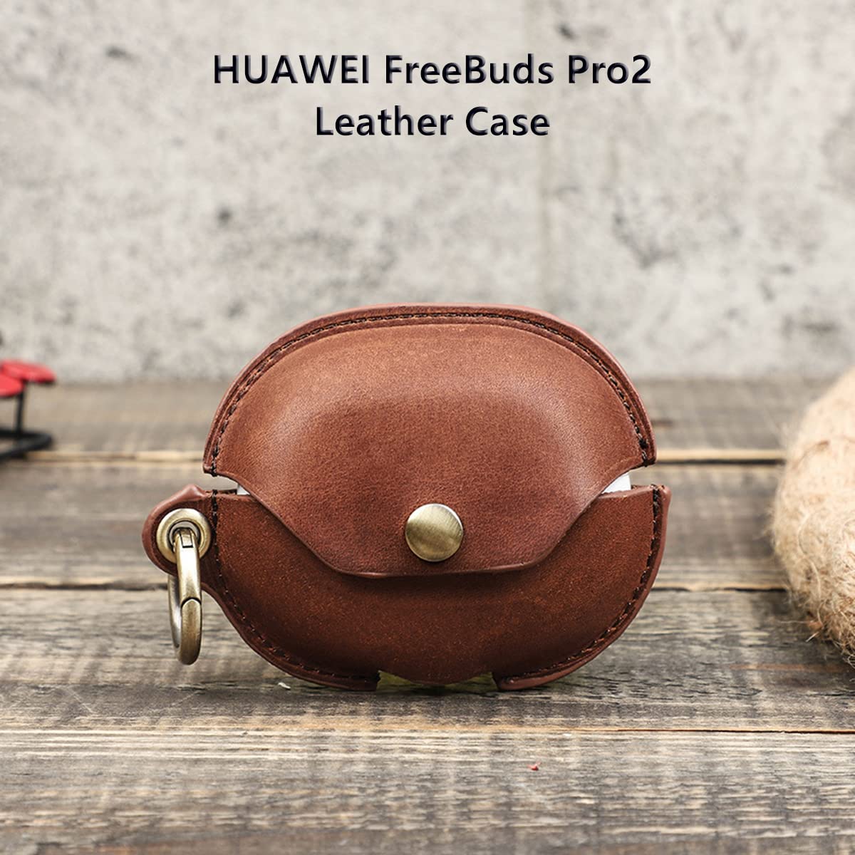 Amazon | Huawei FreeBuds Pro 2用ケース 、ソフト本革ケース