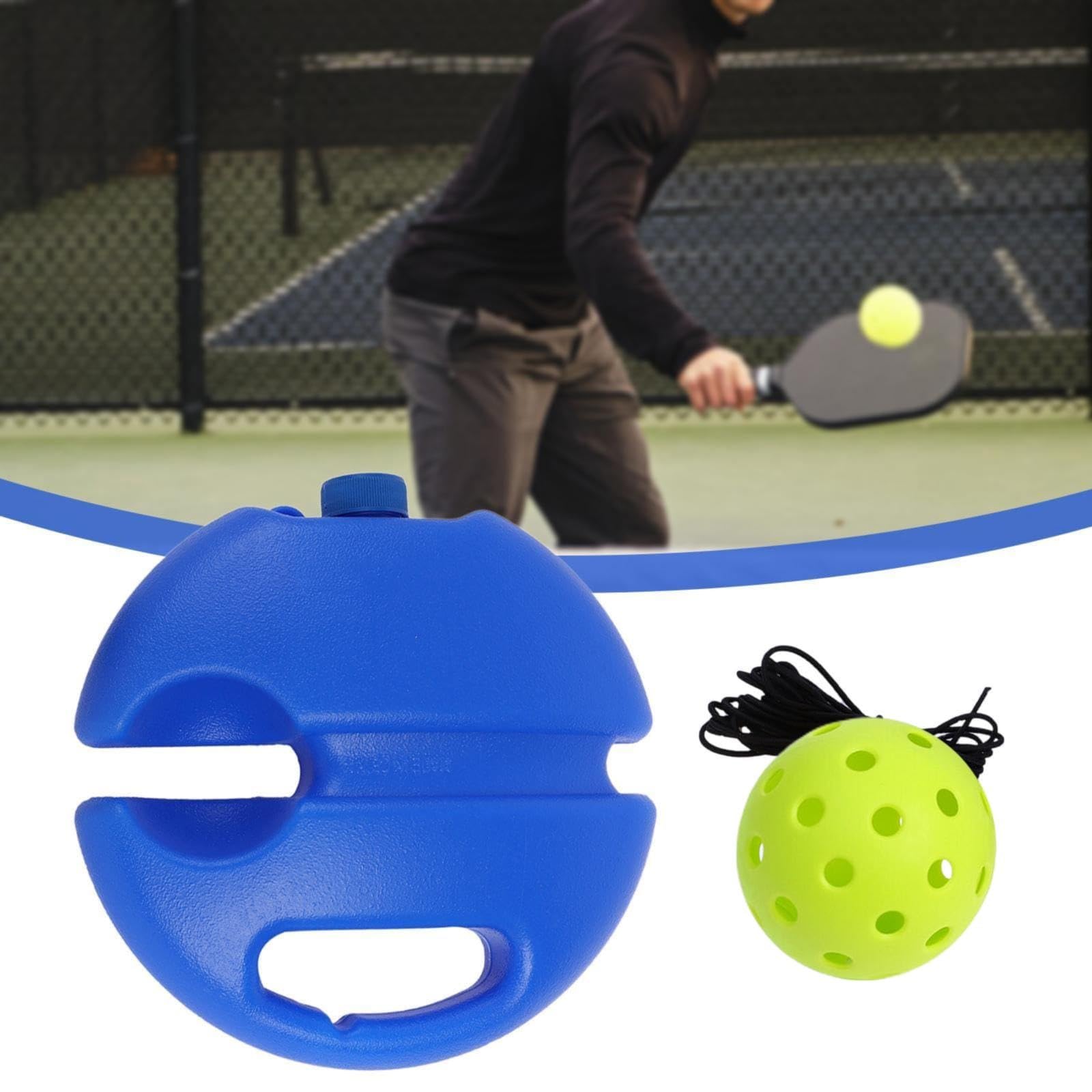 Match Buddy Pickleball Trainer for Adults and Kids, Pickleball Trainer Ball with String, Pickleball Training Tool for Exercise Sport, Portable Match Buddy Tennis Trainer (Yellow, One Size)