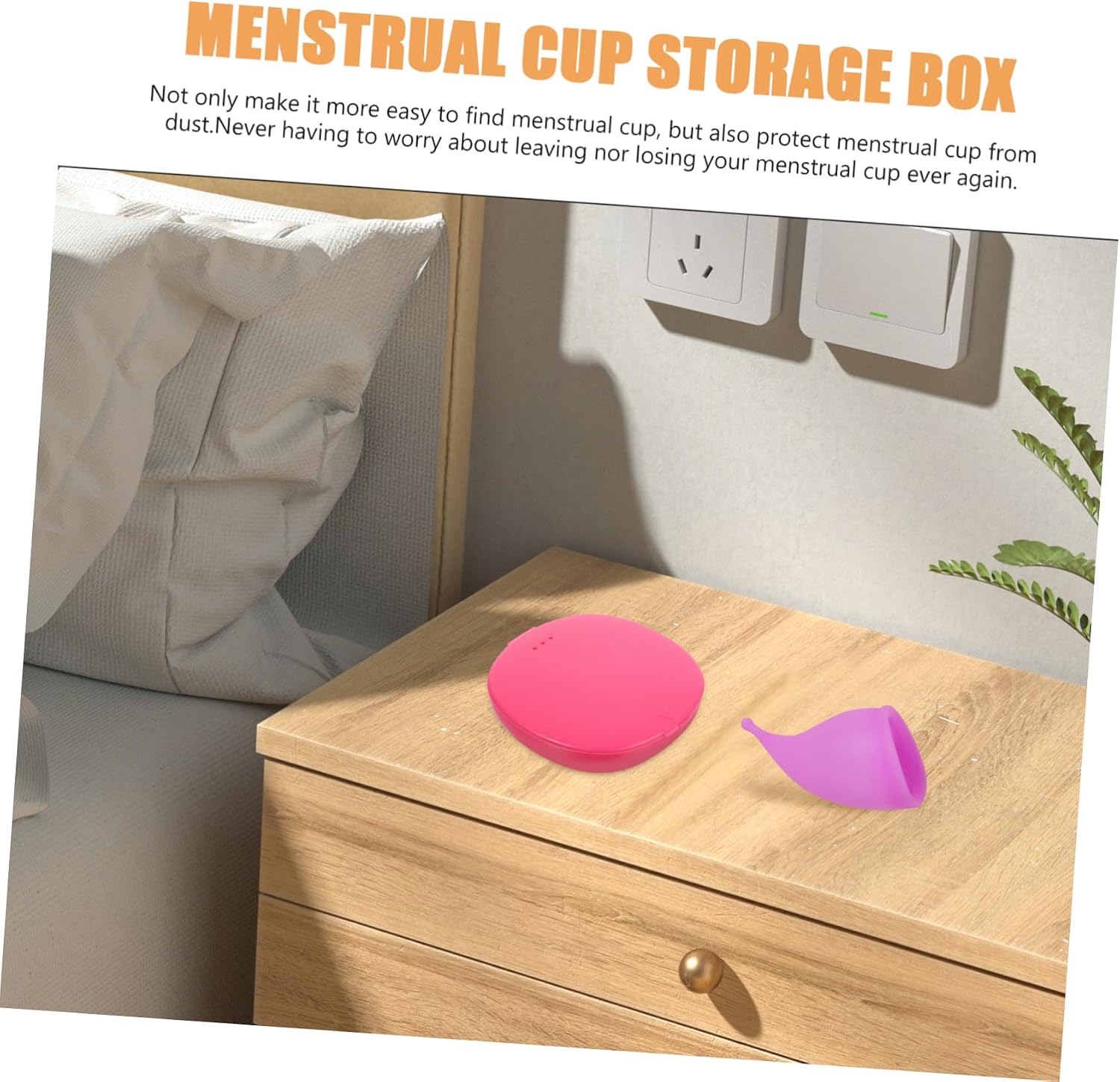 2pcs Sturdy Silicone Storage Box Reusable Organizer for Feminine Hygiene Travel Holder for Lena Honey Pot Cups