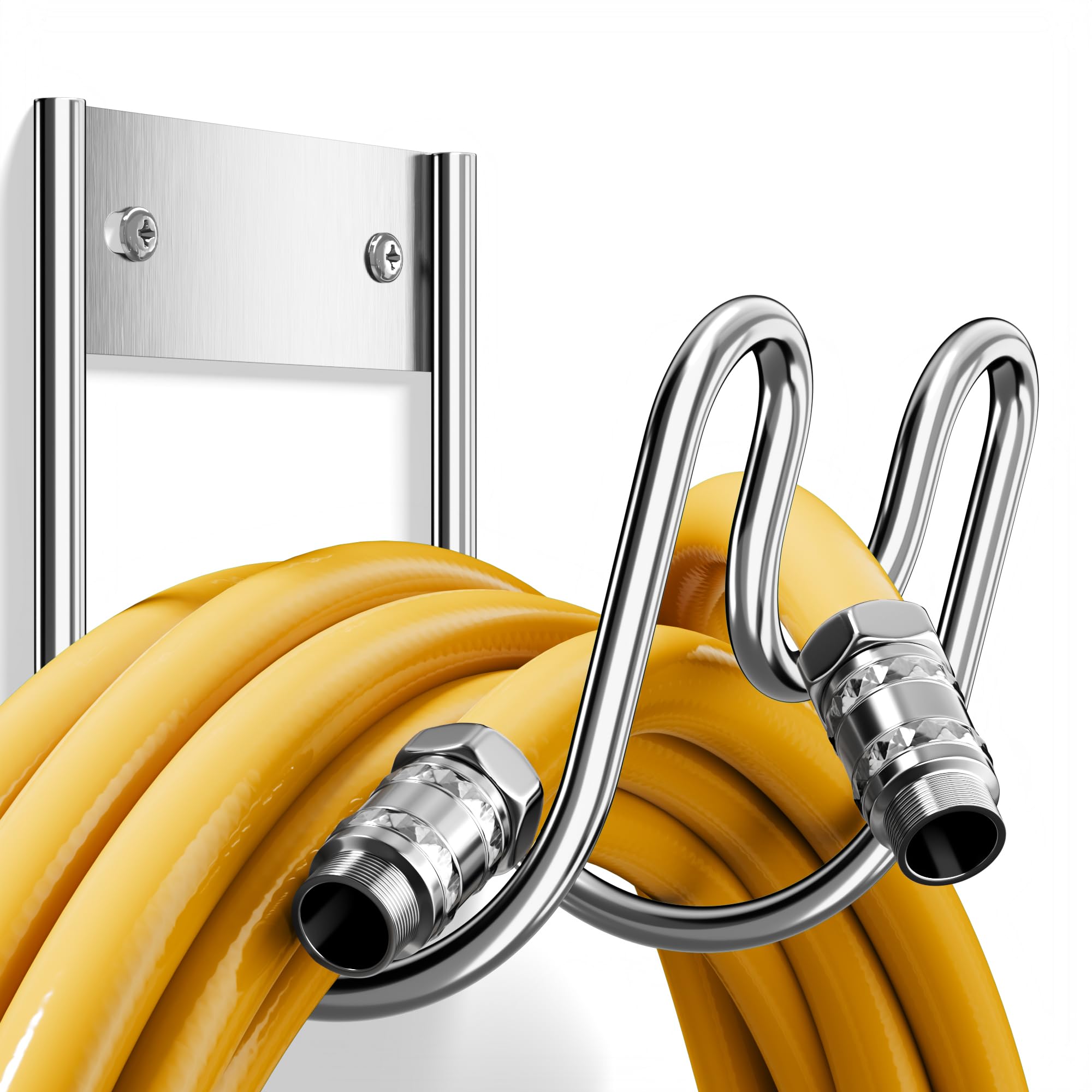 Stainless Steel Garden Hose Holder Wall Mounted