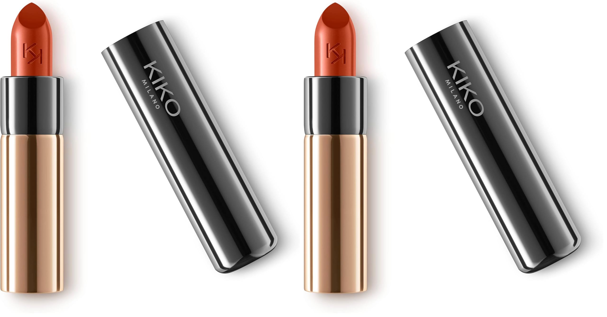 KIKO Milano Gossamer Emotion Creamy Lipstick 139 | Creme-Lippenstift Mit Vollem Farbton (Packung mit 2)