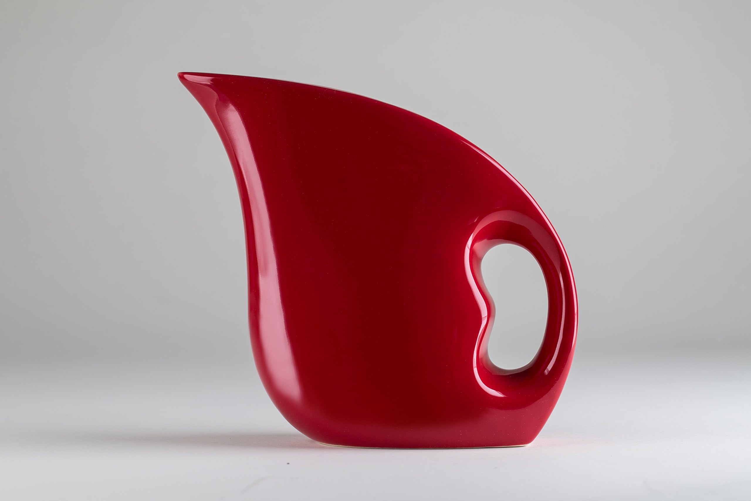 Red Ceramic Lota- Portable Bidet