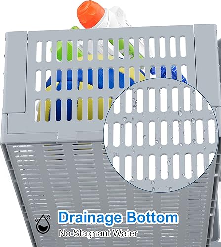 Miniatura 7 de Cesta de almacenamiento XL junto a la piscina, 2 piezas, cesta de almacenamiento plegable sobre el suelo para juguetes de piscina, toallas, bebidas,