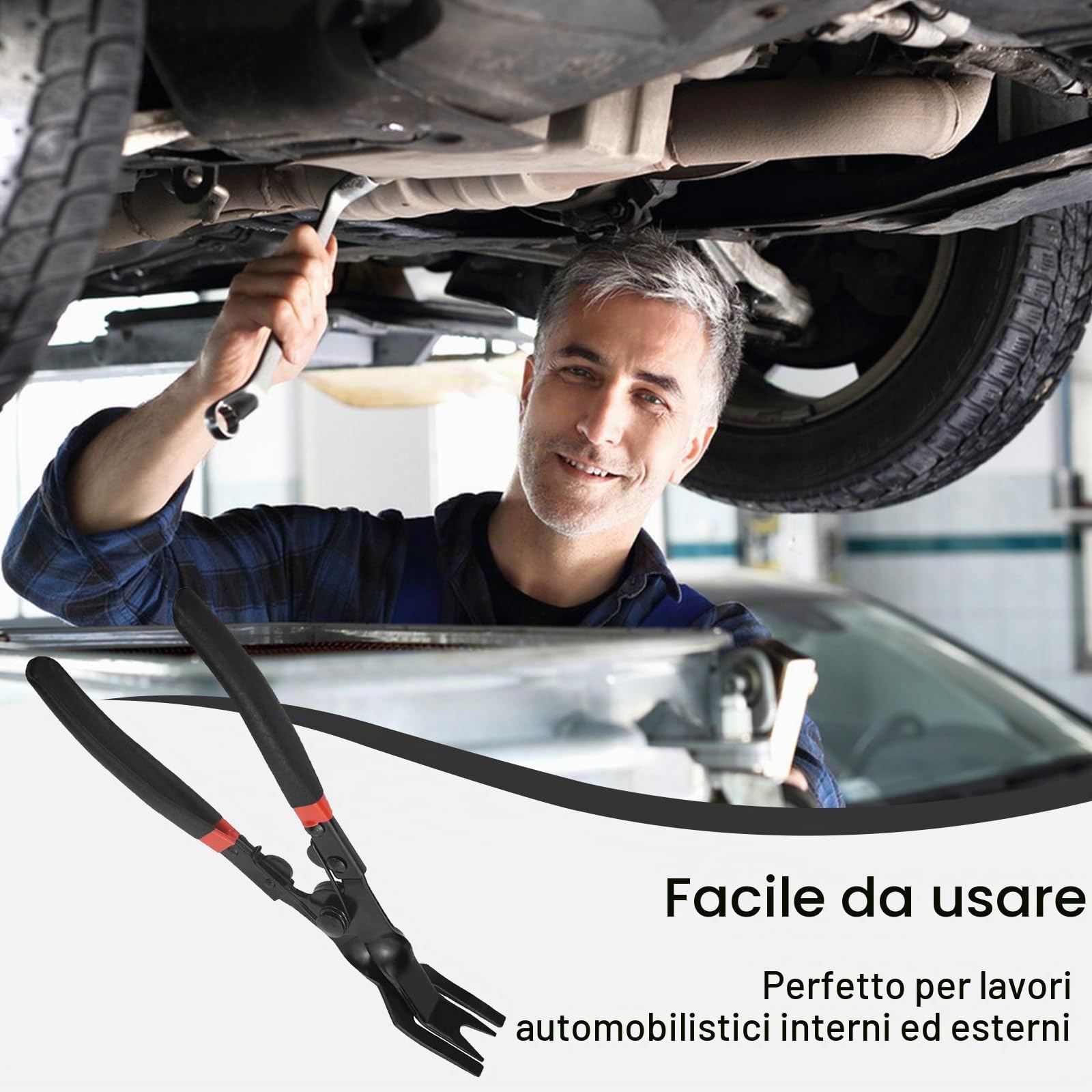 Pinze per Clip Staccare Clip Strumento Rimozione Auto Pinze a Scatto Porta Pannello Rimozione Auto
