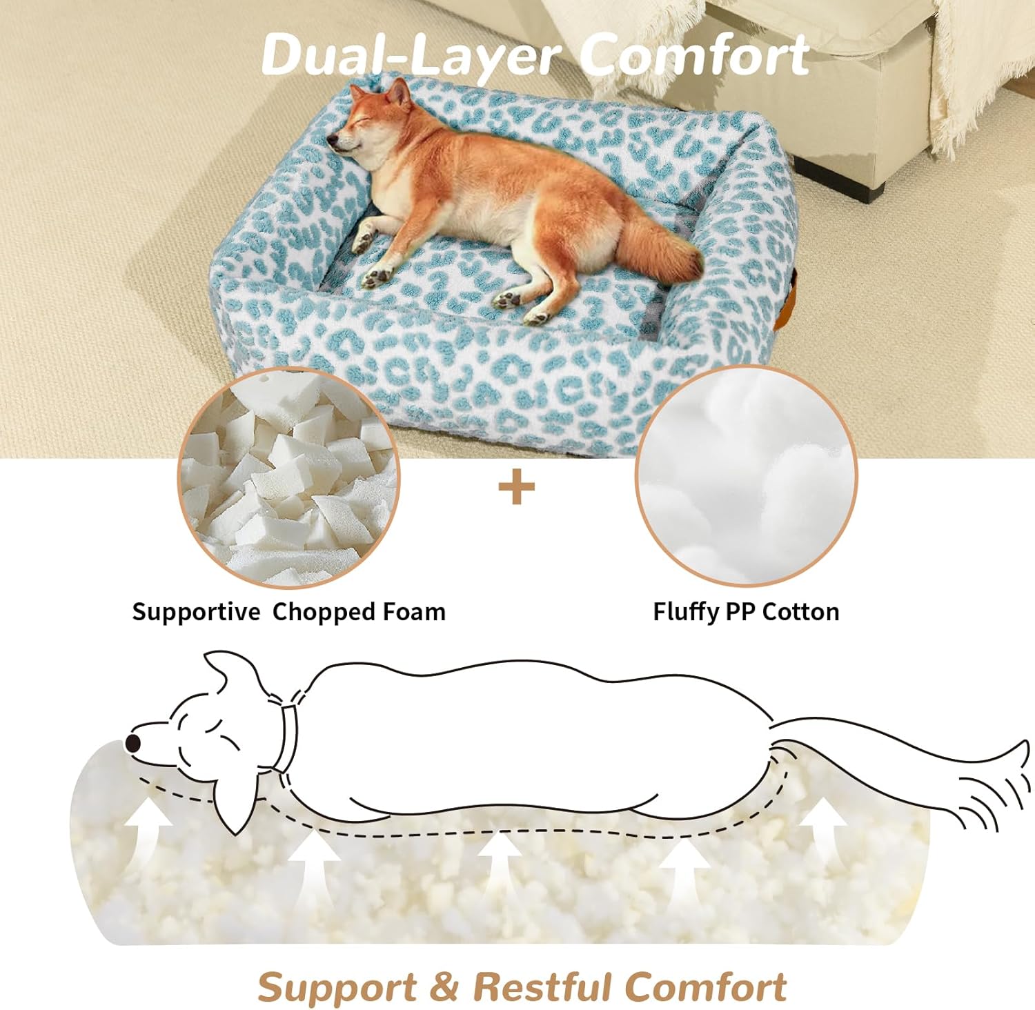 Ultimate Comfort: Review of the Leopard Cute Dog Bed for Medium and Small Dogs