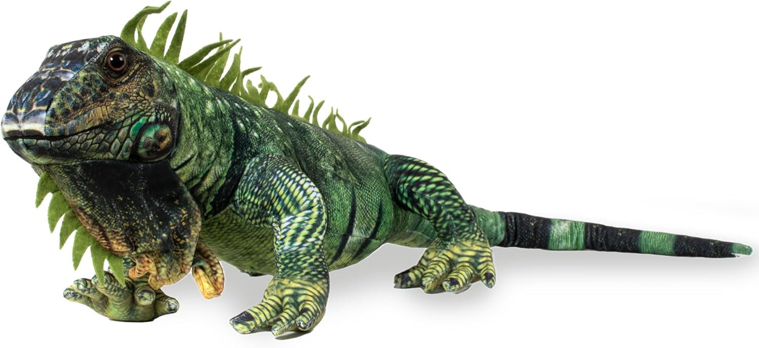 Real Planet 34" Iguana Stuffed Animal - Lizard Stuffed Animals for Kids Toys, Over 2 Feet Giant Iguana Plush Reptile Toy, Large Desert Animal