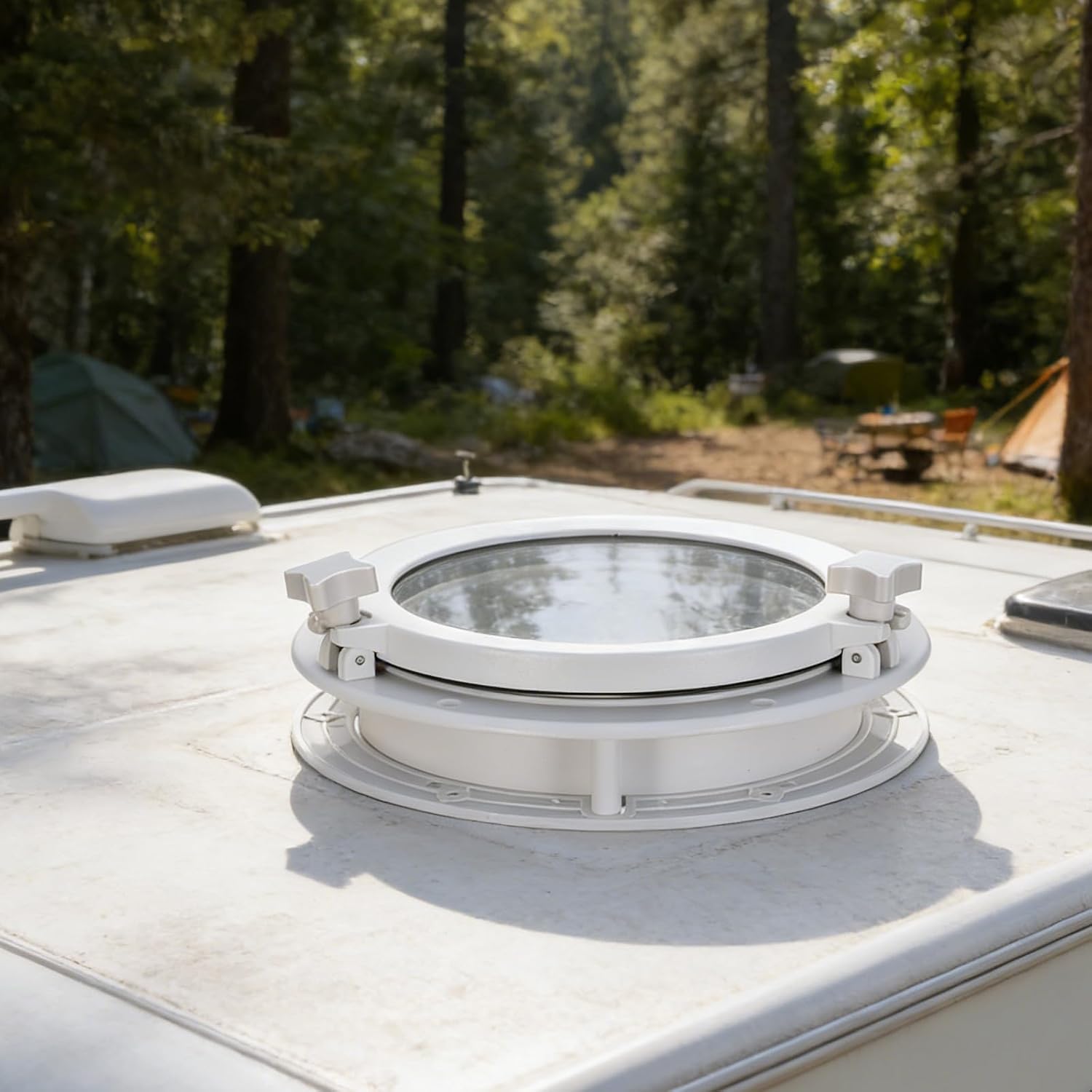Boat Window Replacement Round Portlight Porthole for Enclosed Space