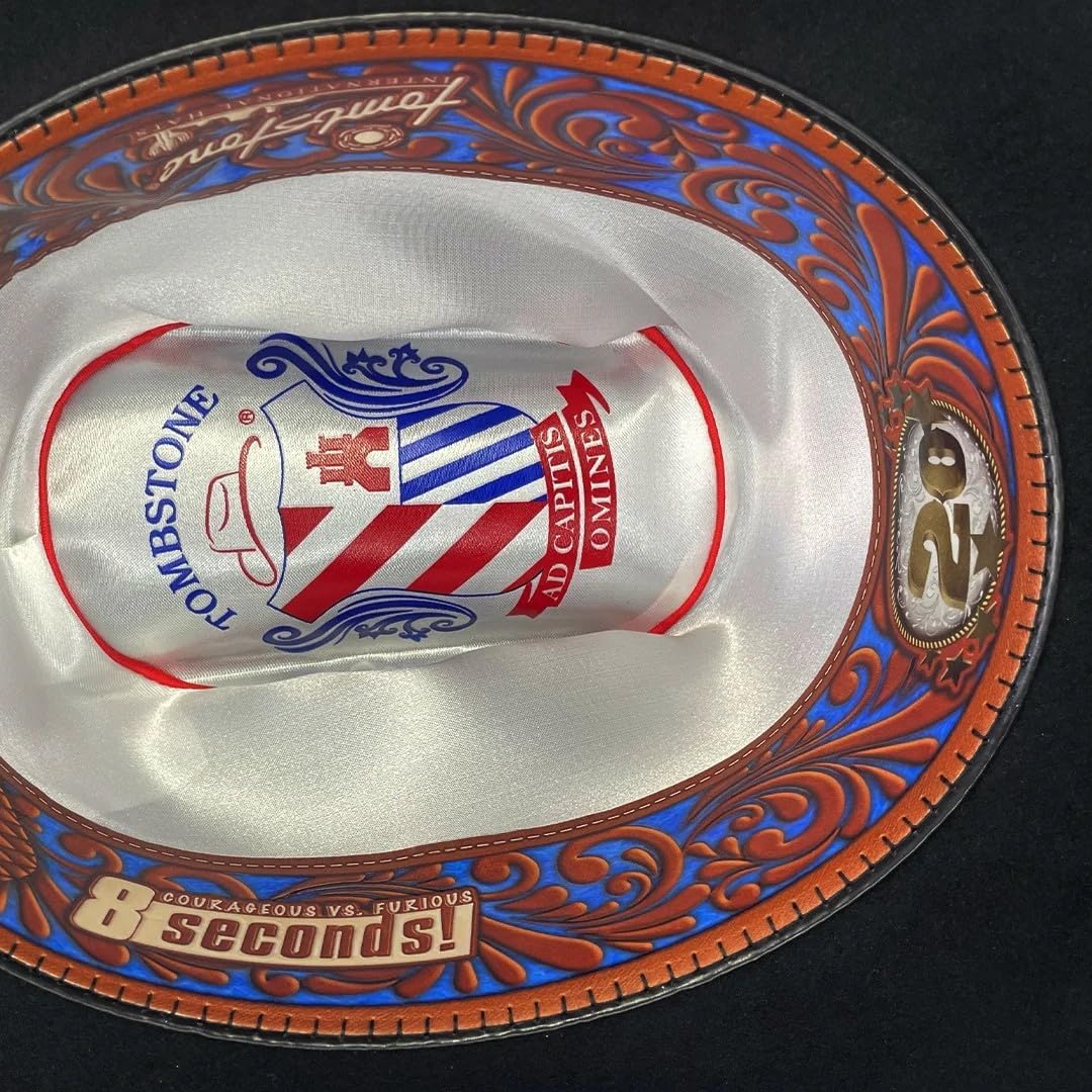 Original Tombstone 20X Western Cowboy Felt Hat - 8 Seconds Style - Black - Image 7